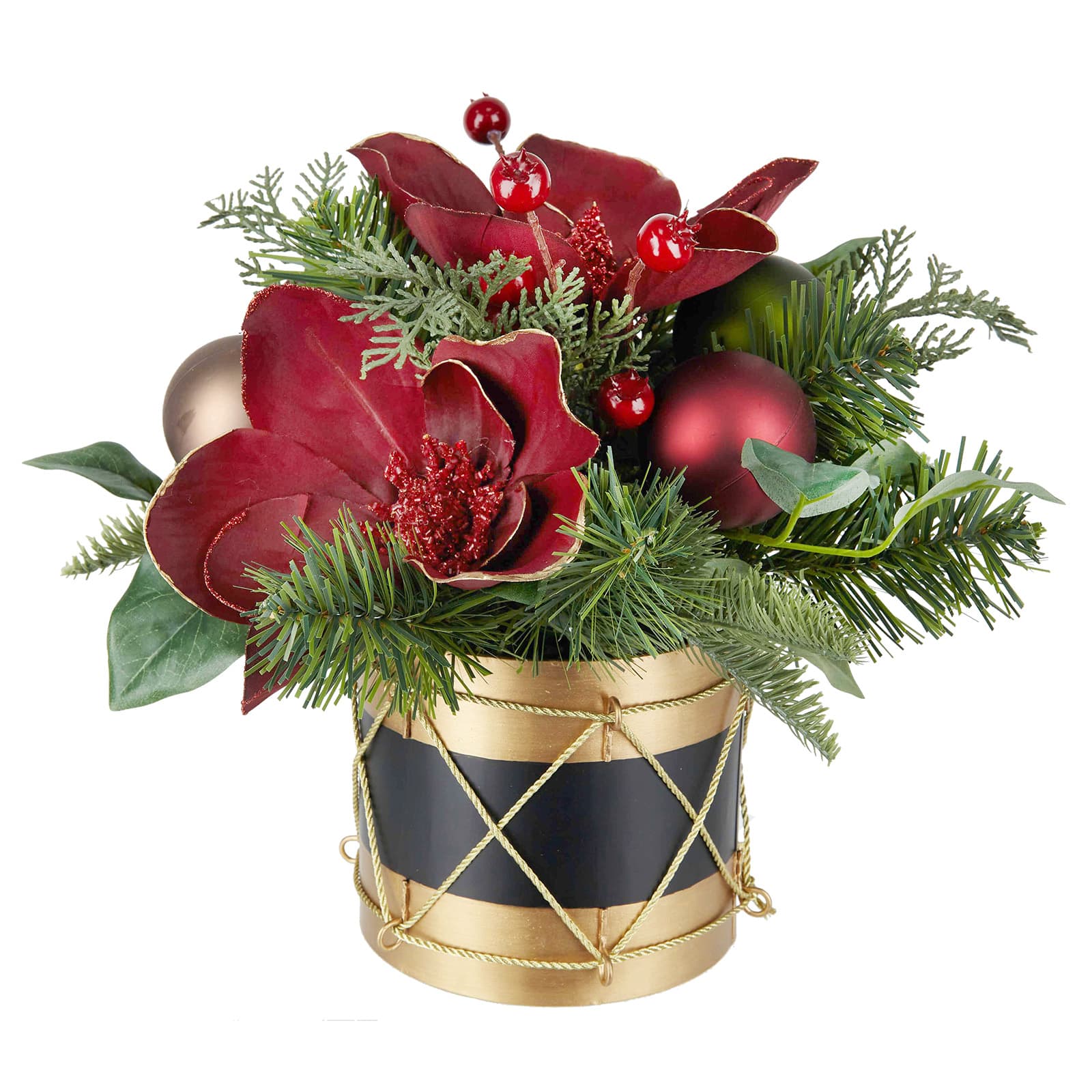 10" Drum with Burgundy Magnolia by Ashland®