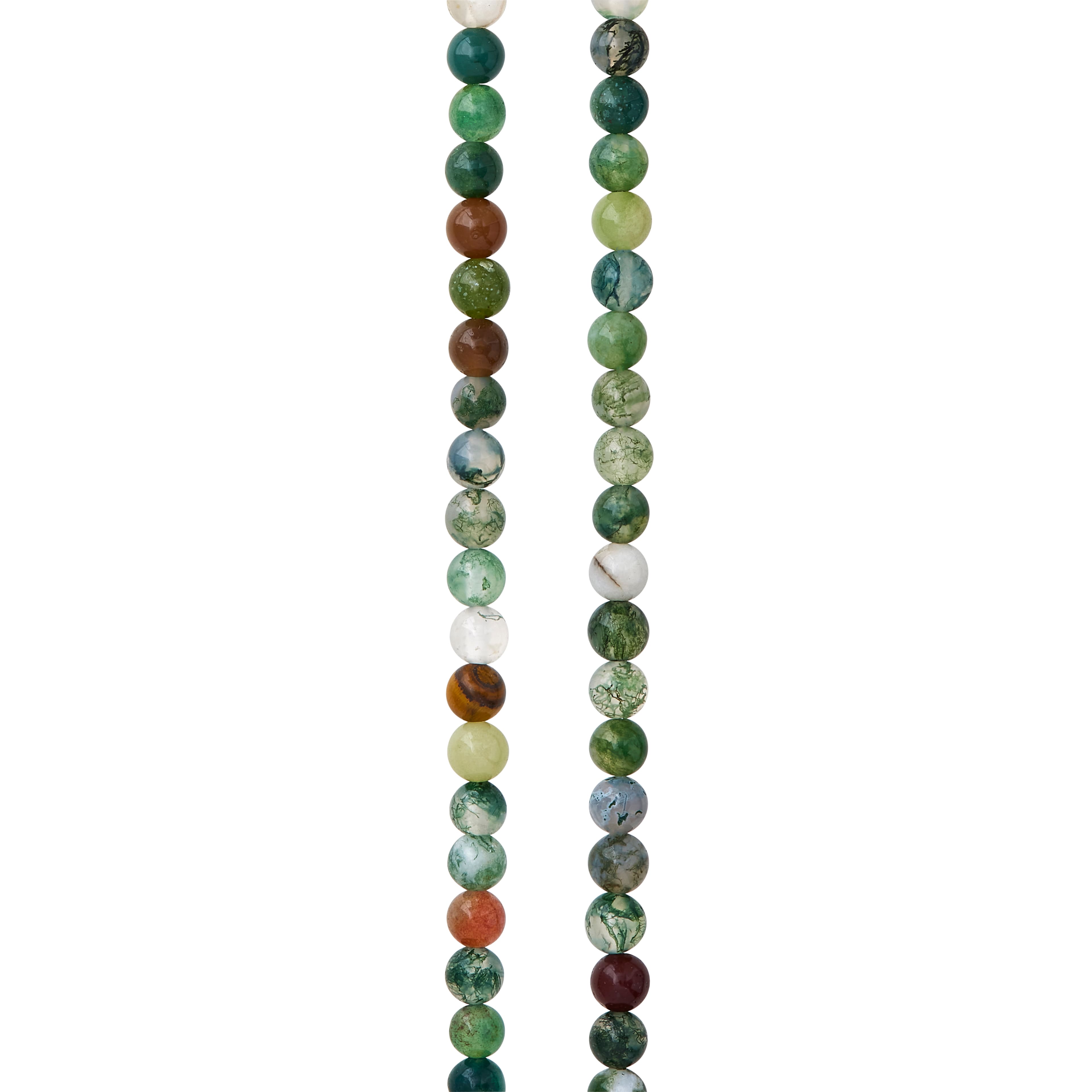 12 Pack: Multicolor Fancy Jasper Round Beads, 4mm by Bead Landing&#x2122;