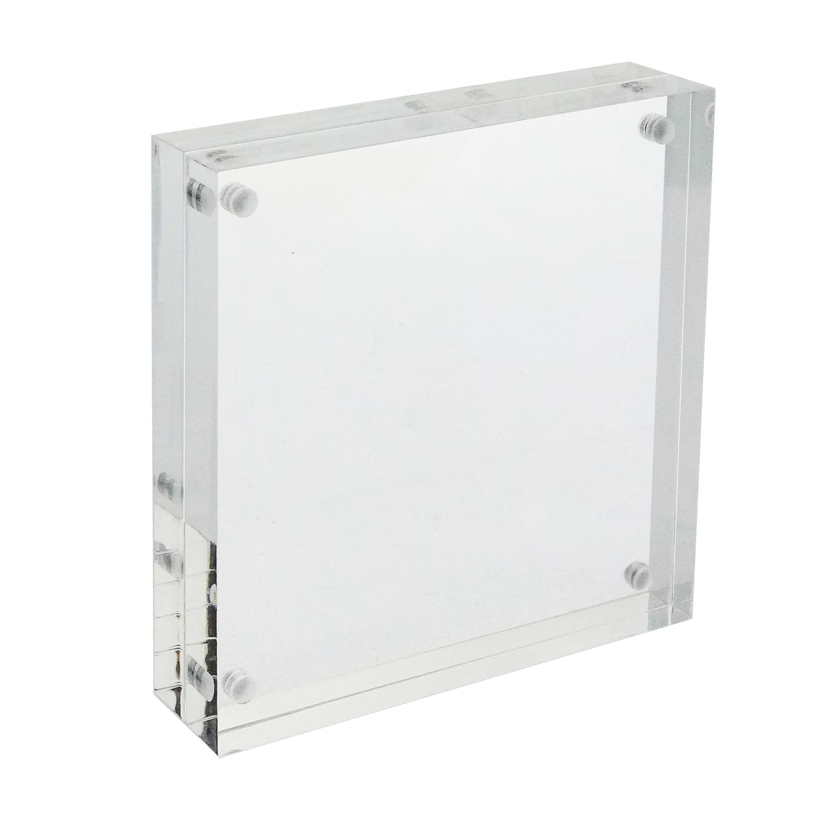 12 Pack: Clear 4" x 4" Acrylic Block Frame, Expressions™ by Studio Décor®