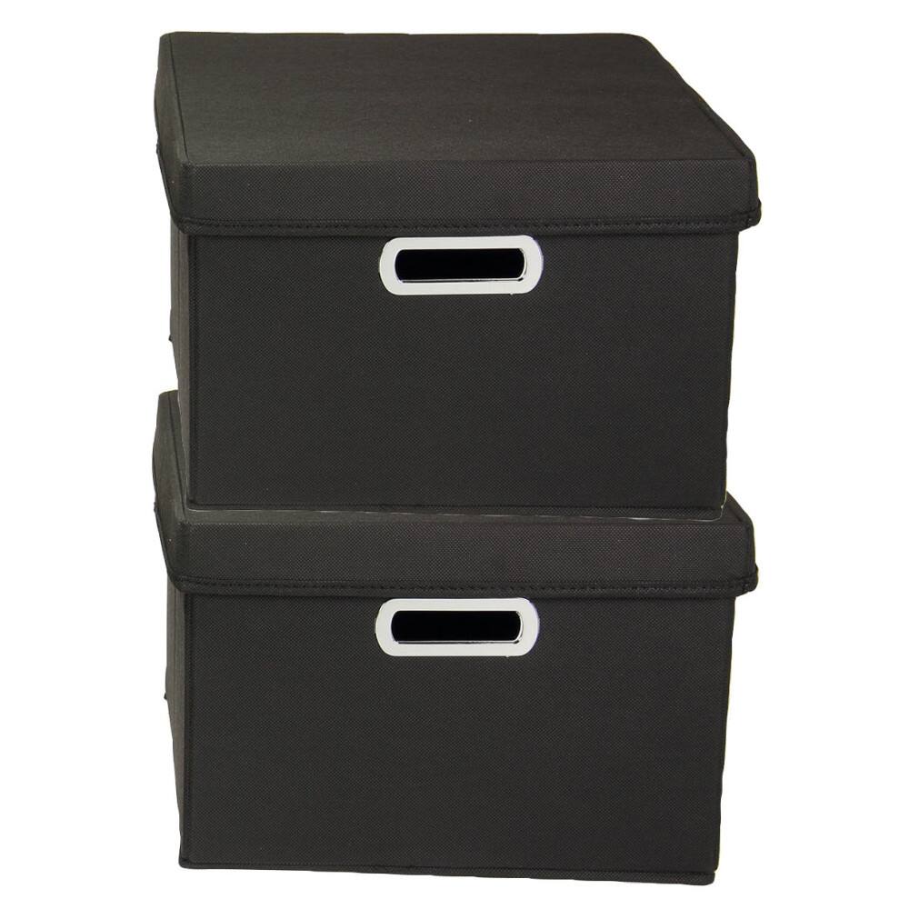 Household Essentials Storage Bins with Lids, 2ct.