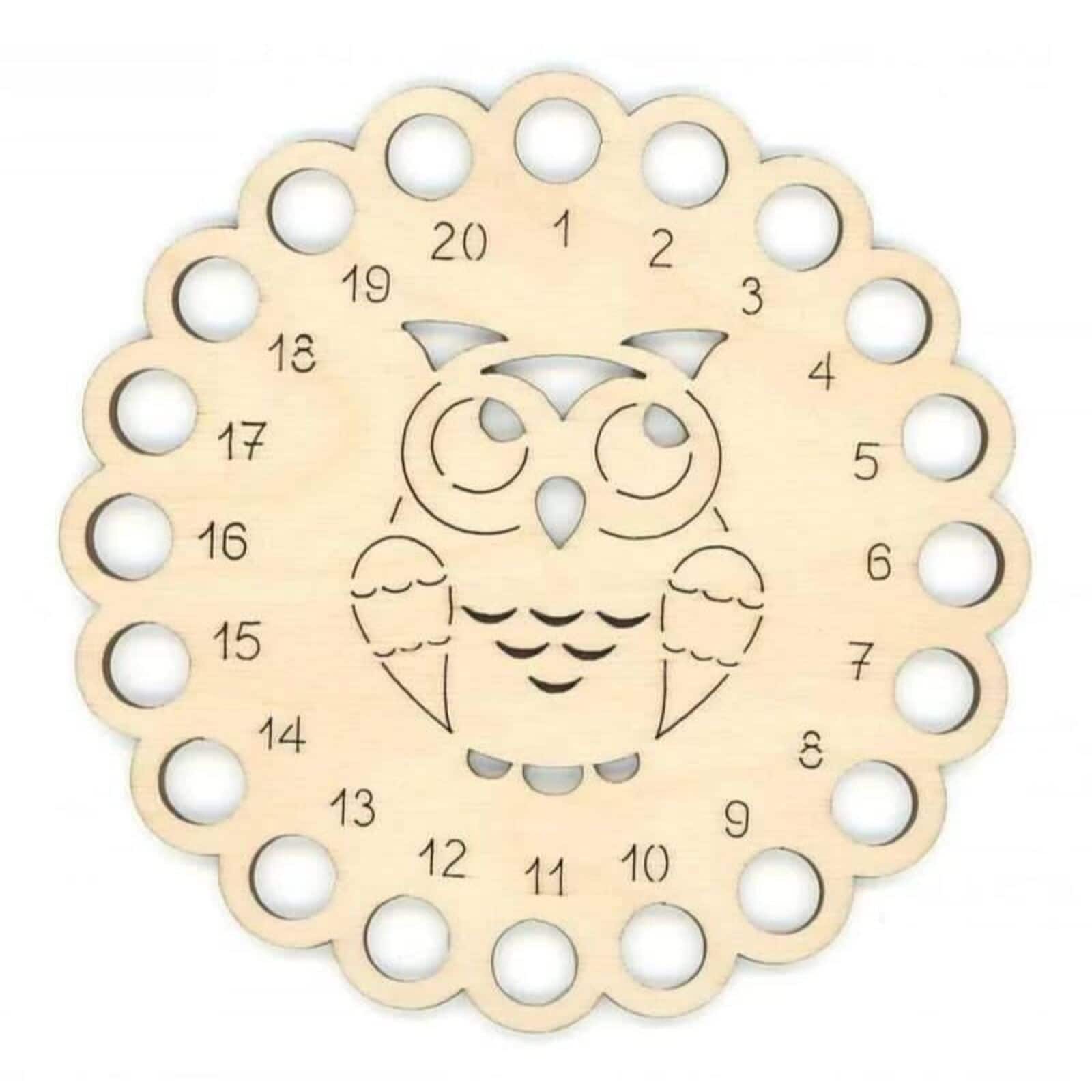 MP Studia ОР-109 Owl Plywood Thread Organizer