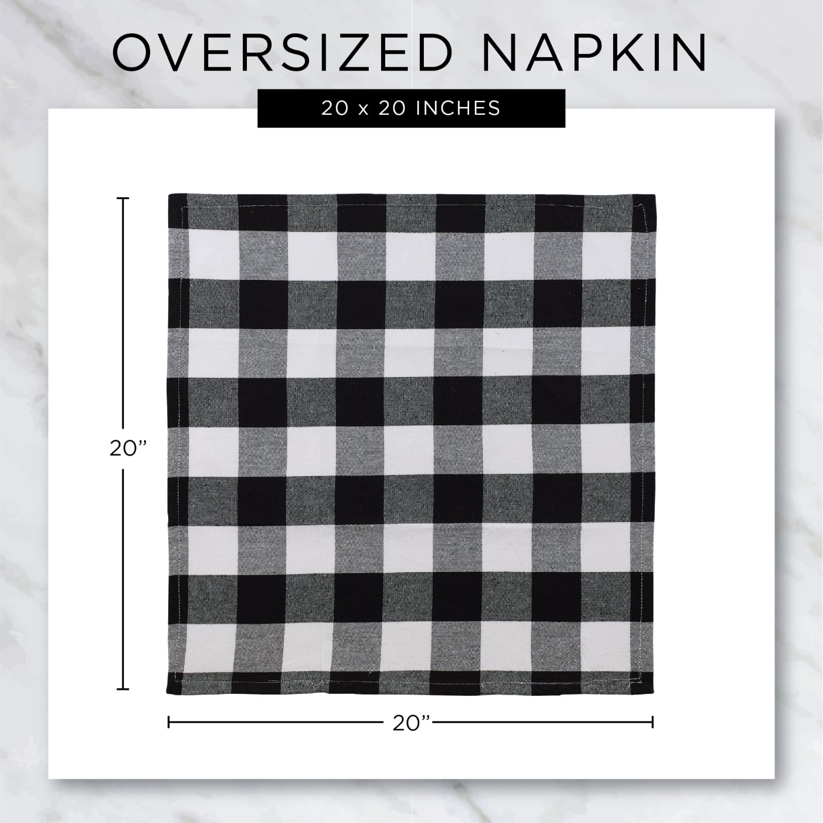 DII® Oversized Linen Dinner Napkins