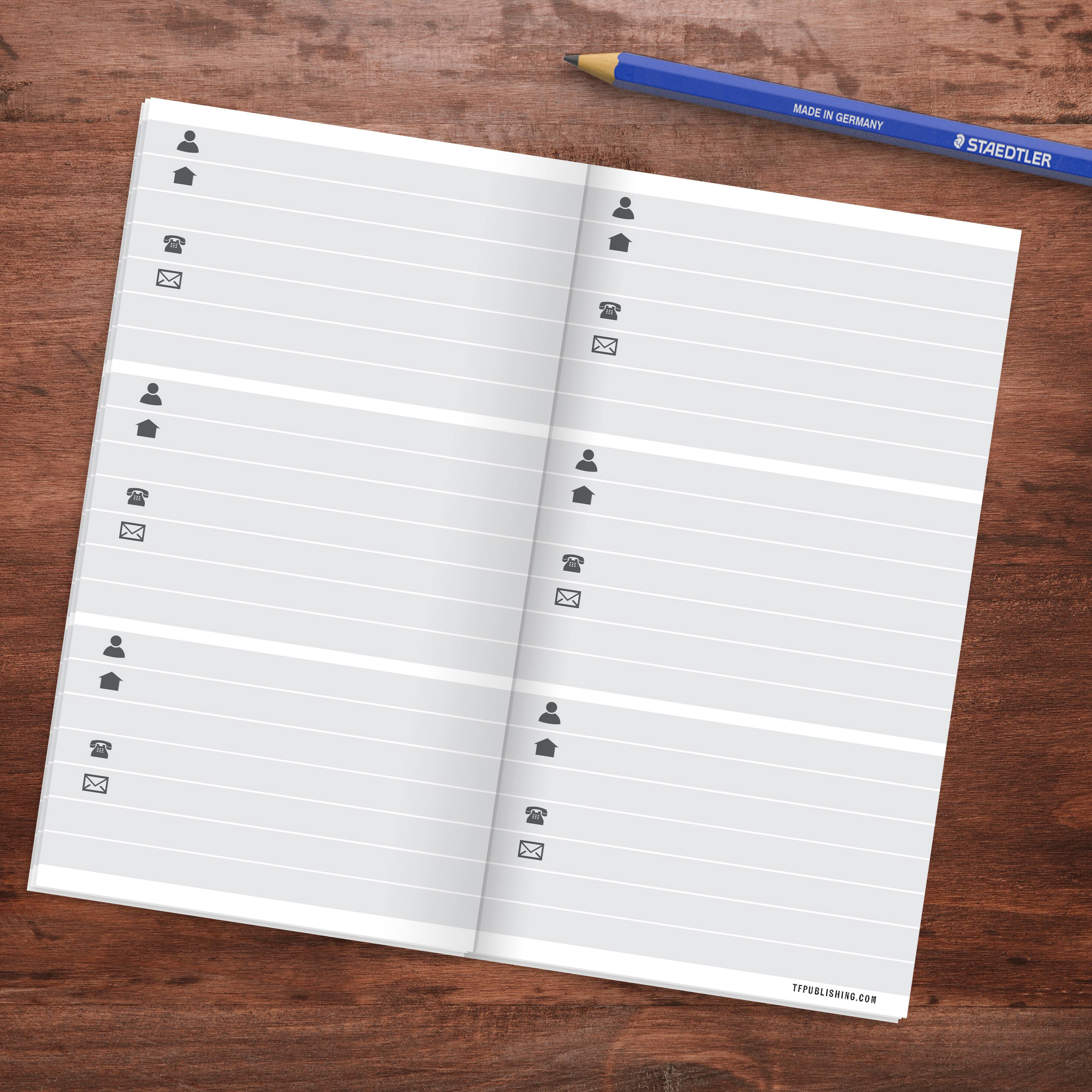 TF Publishing Michigan Address Book