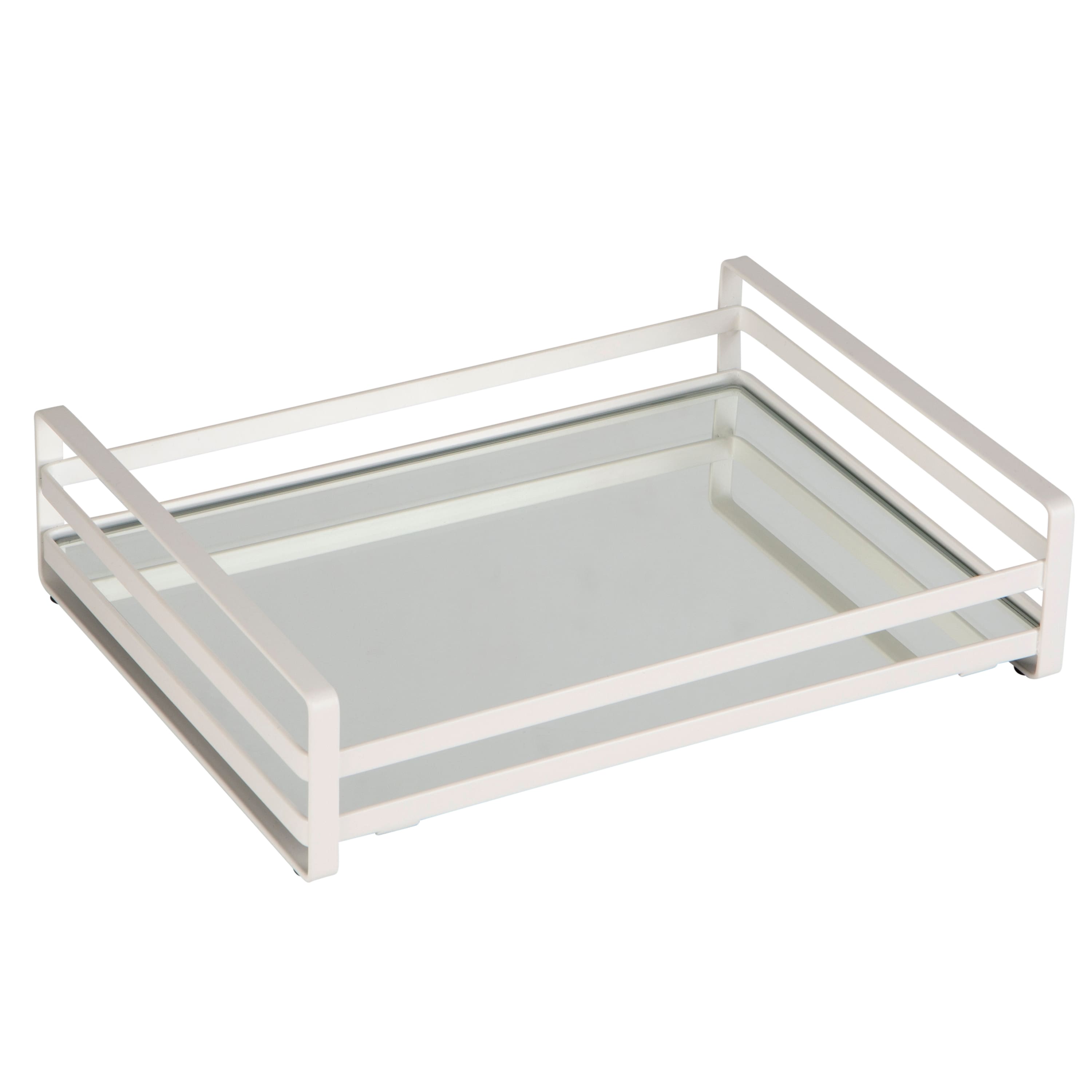 Home Details Flat Wired Rails Large Vanity Tray