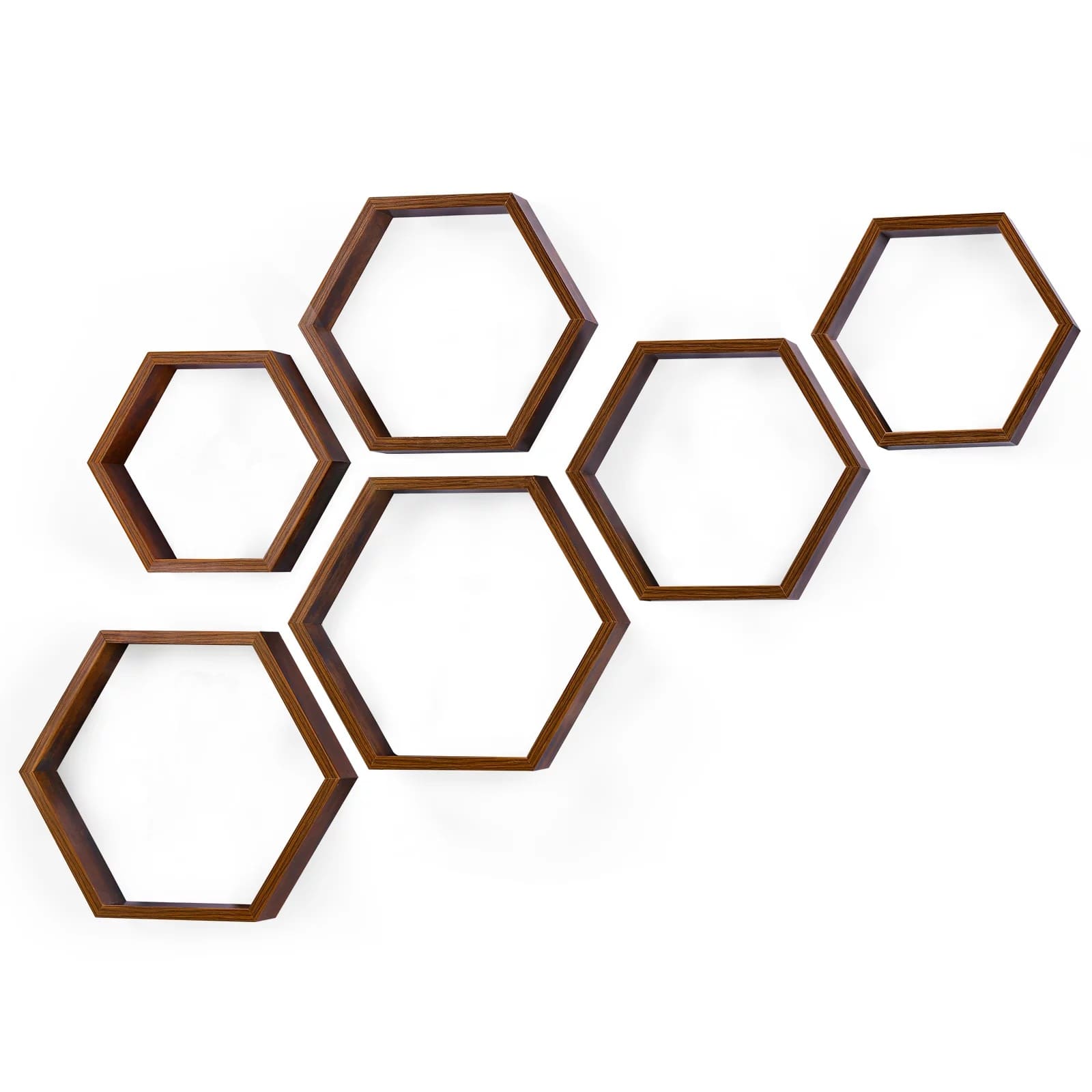 NEX™ Hexagon Floating Shelf Set