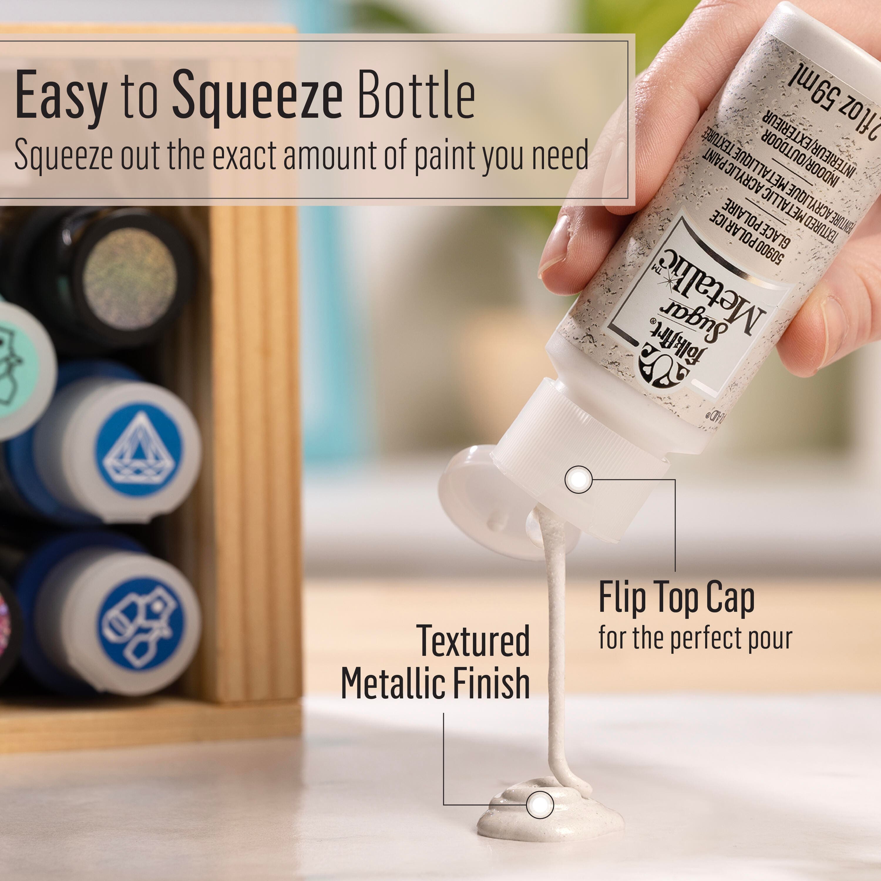 FolkArt&#xAE; Sugar Metallic&#x2122; Acrylic Paint