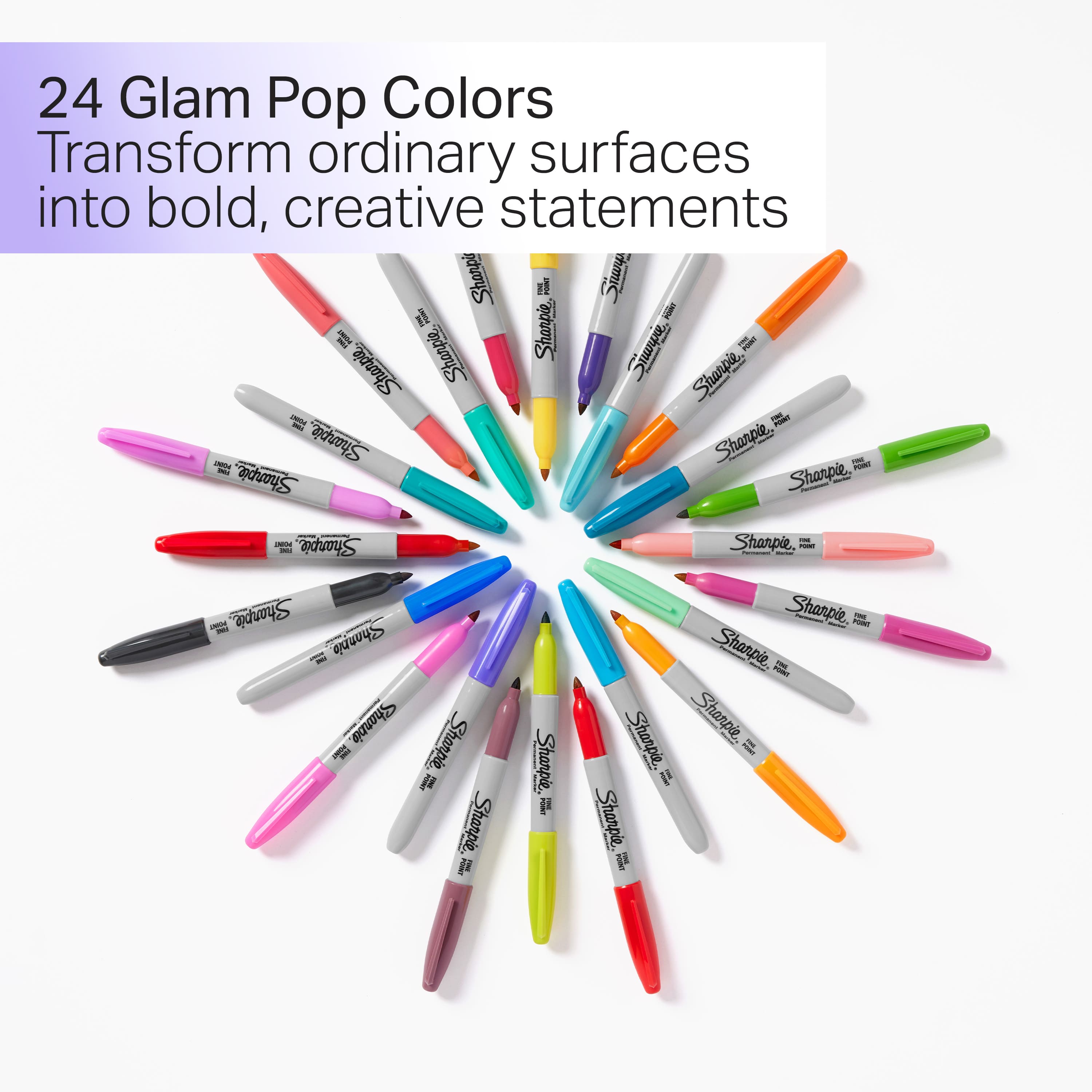 Sharpie&#xAE; Glam Pop Fine Point Permanent Markers