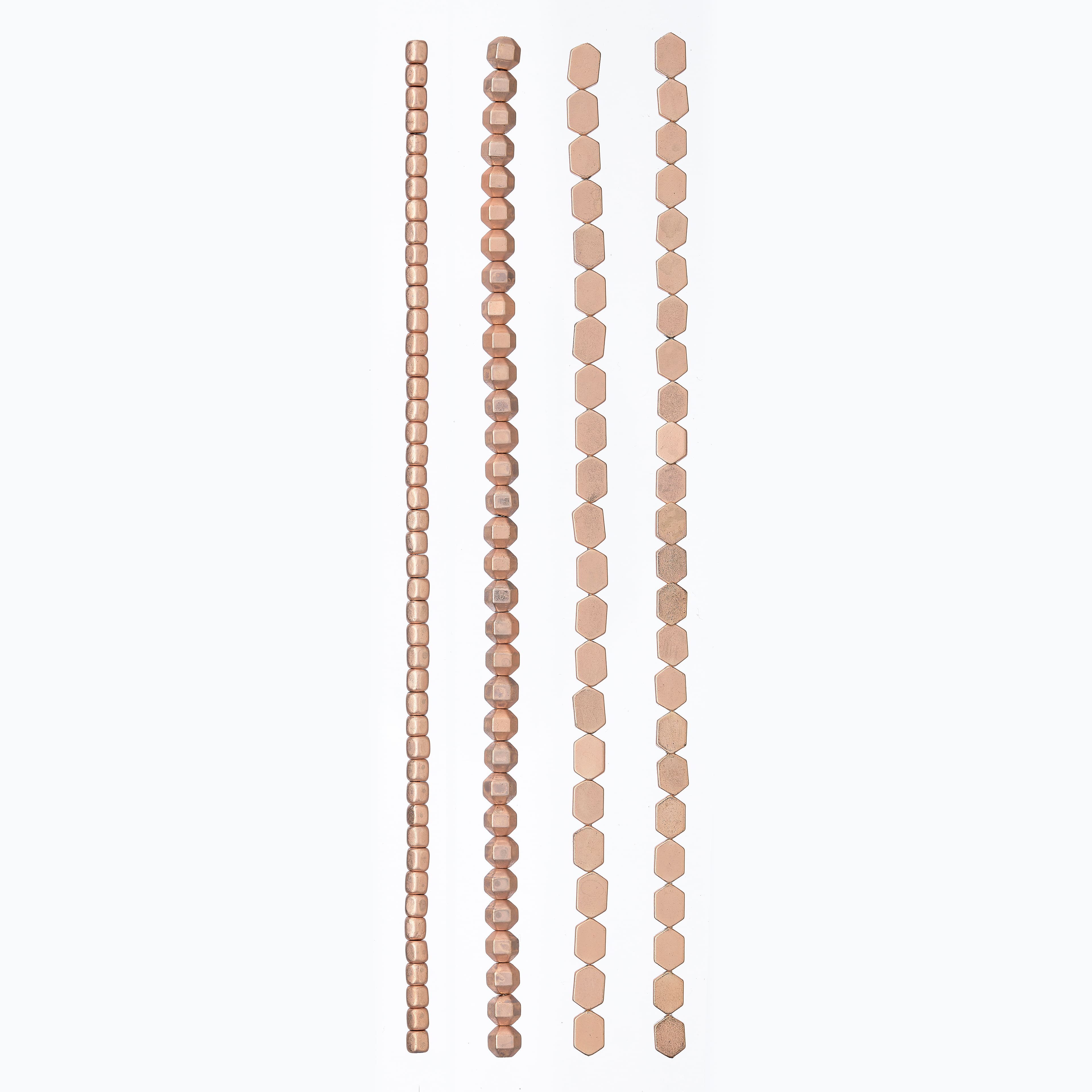 Matte Rose Gold Hematite Mix Beads by Bead Landing&#x2122;