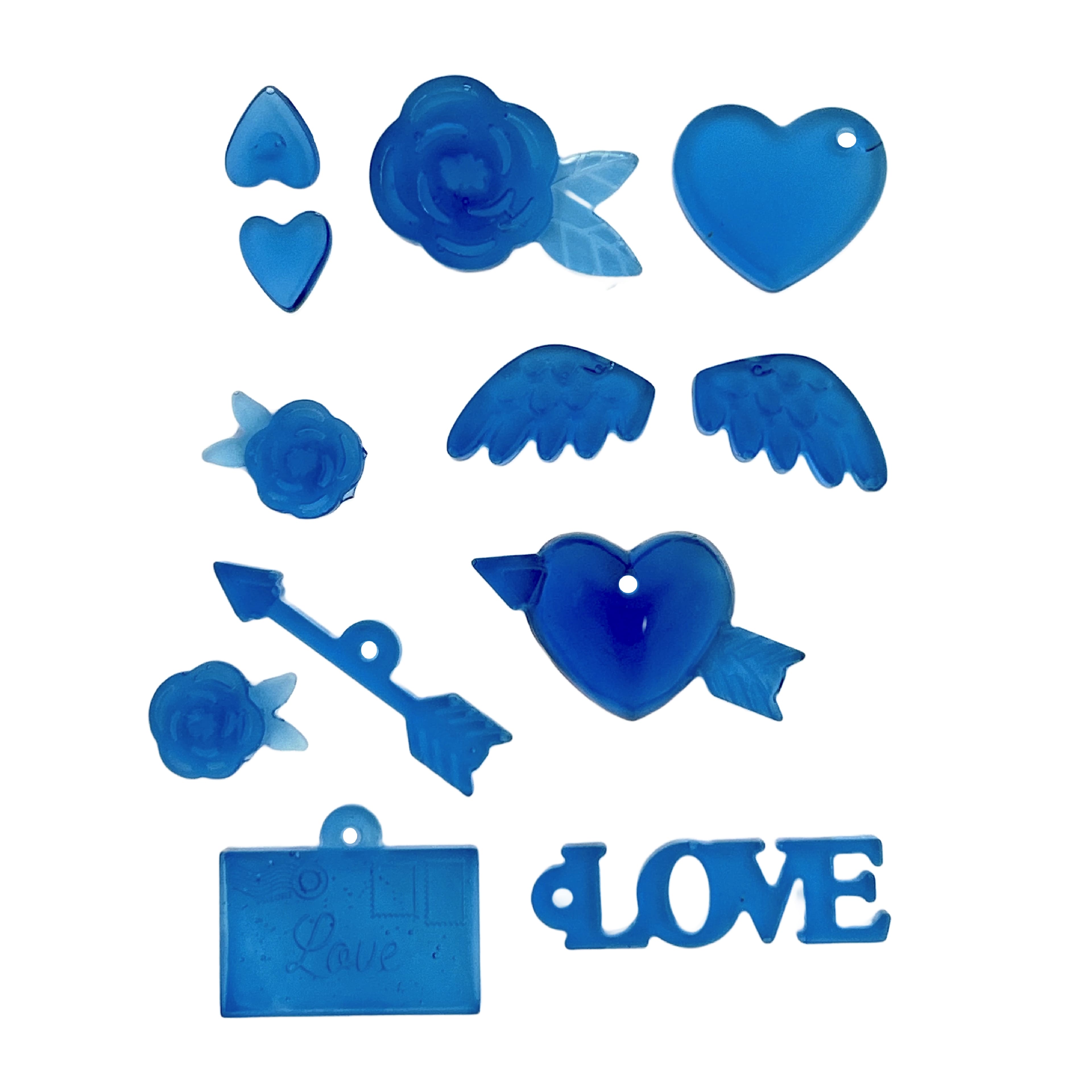 Blue Moon Studio&#x2122; UV Resin Craft Valentine&#x27;s Day Silicone Mold