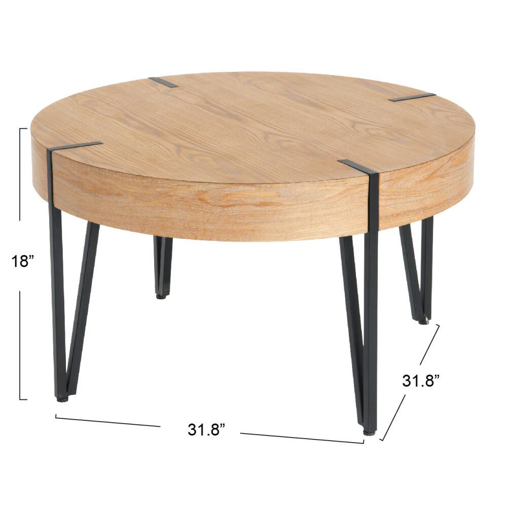 Hello Honey&#xAE; 32&#x22; Round Wooden Coffee Table