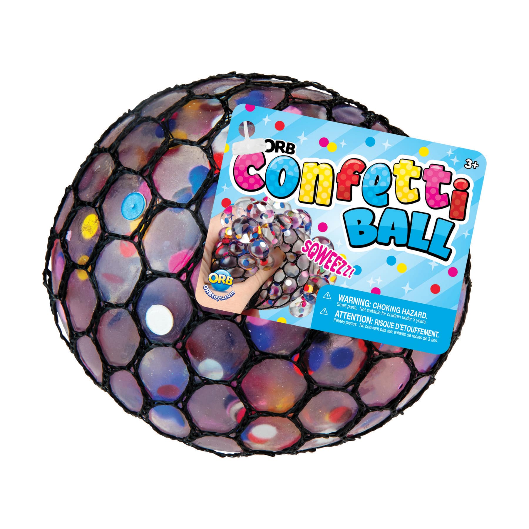 Orb&#x2122; Curiosities Confetti Ball Toy