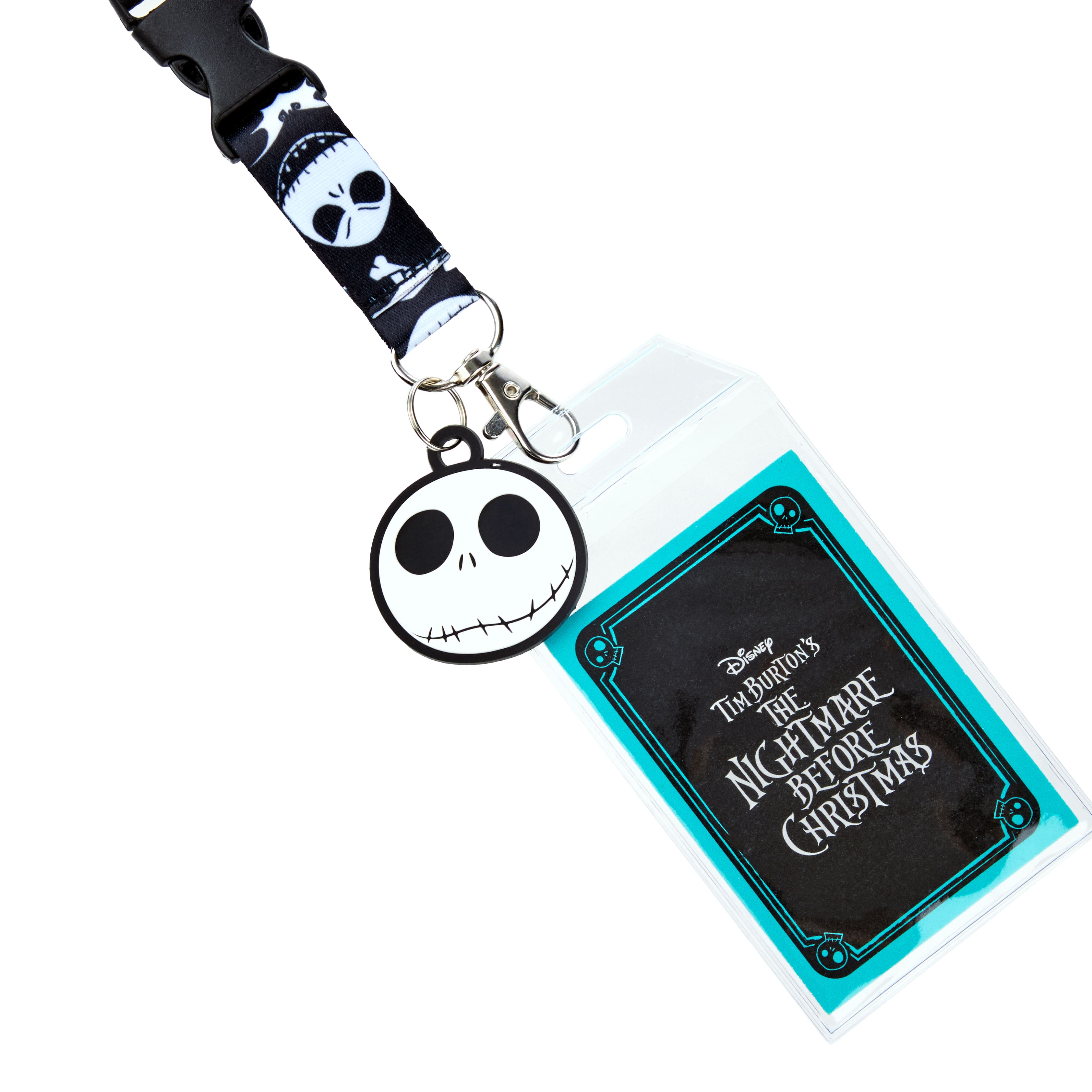 The Nightmare Before Christmas Jack Skellington ID Lanyard with Jack Pendant