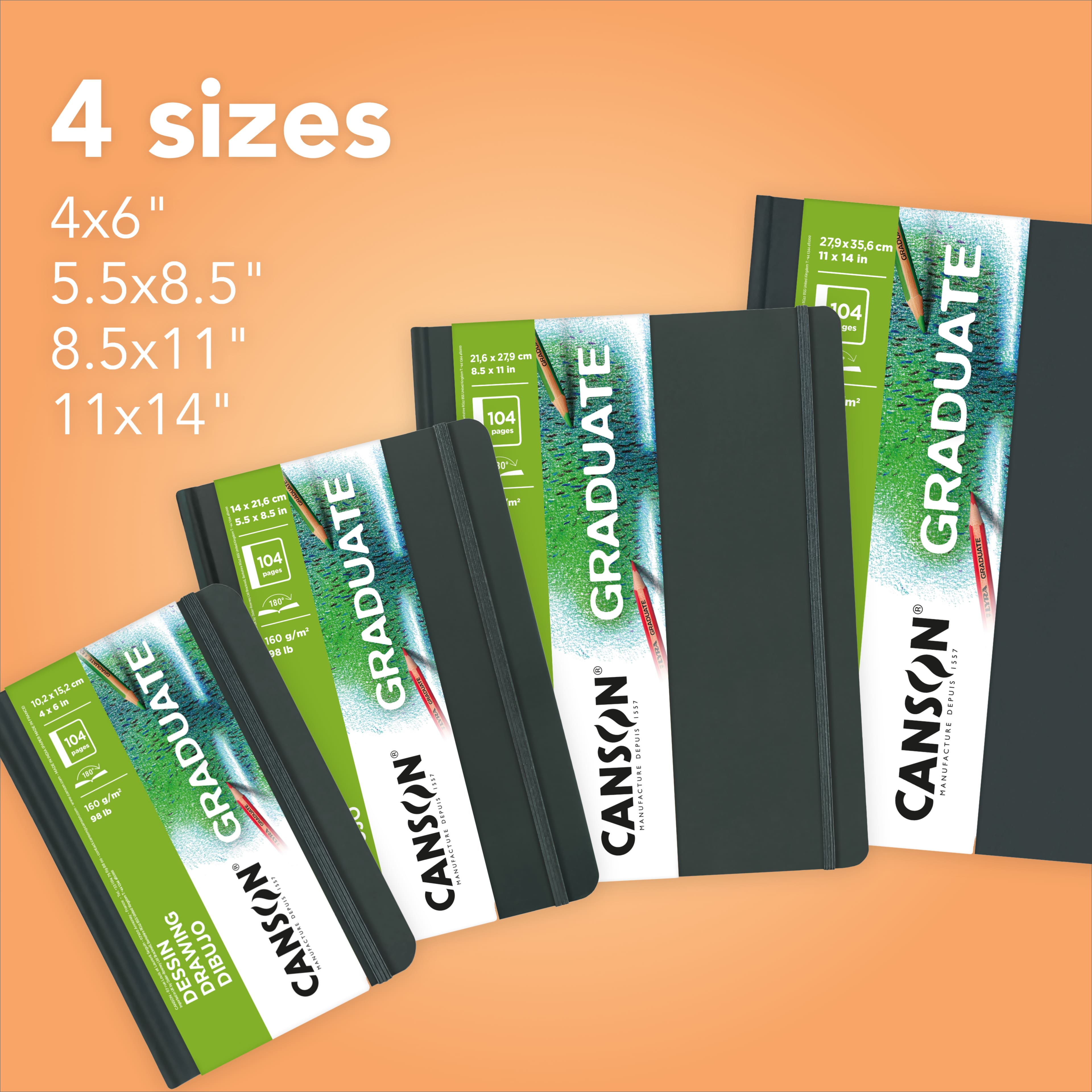 Canson&#xAE; 5.5&#x22; x 8.5&#x22; Graduate Drawing Book