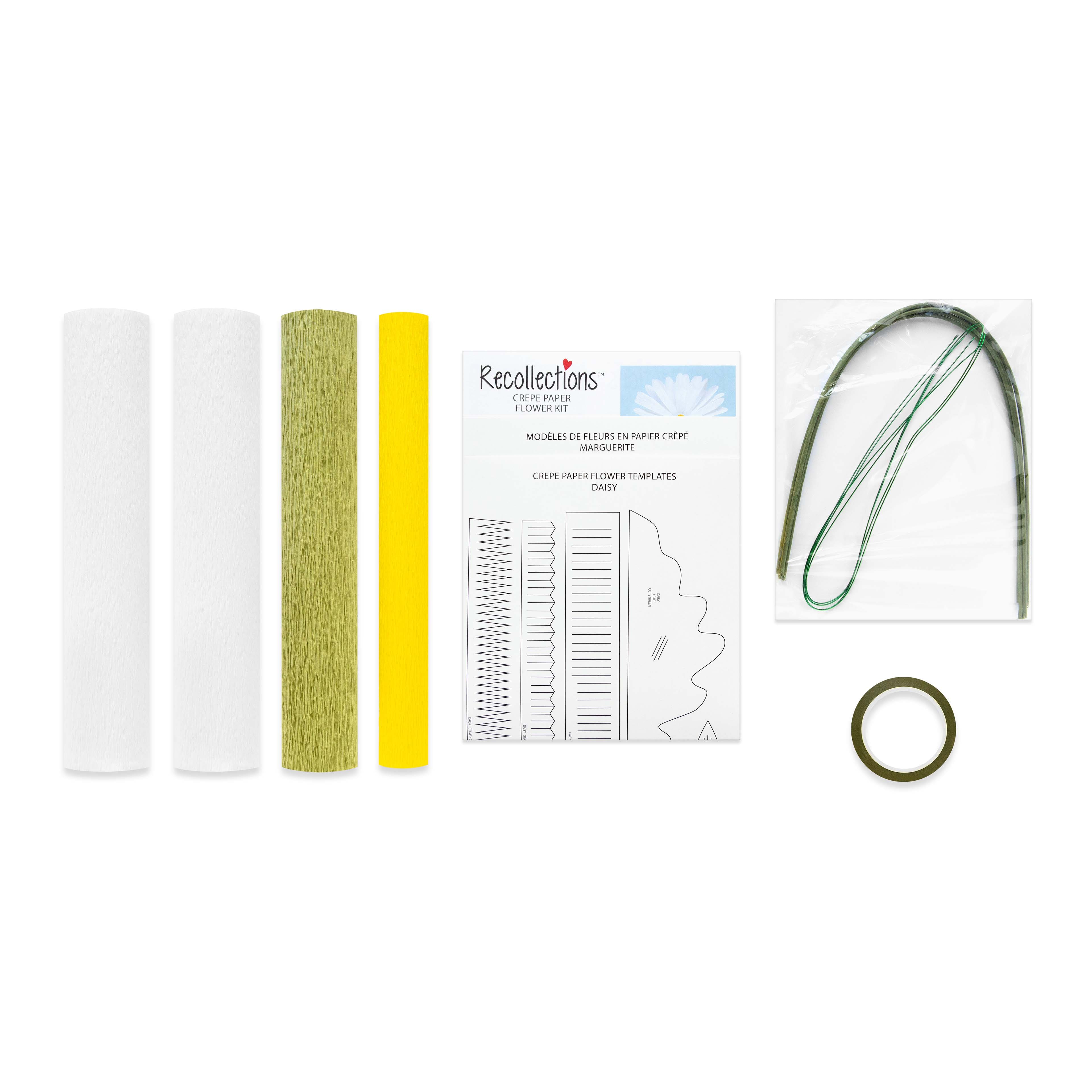 Large Daisy Crepe Paper Flower Kit by Recollections&#x2122;