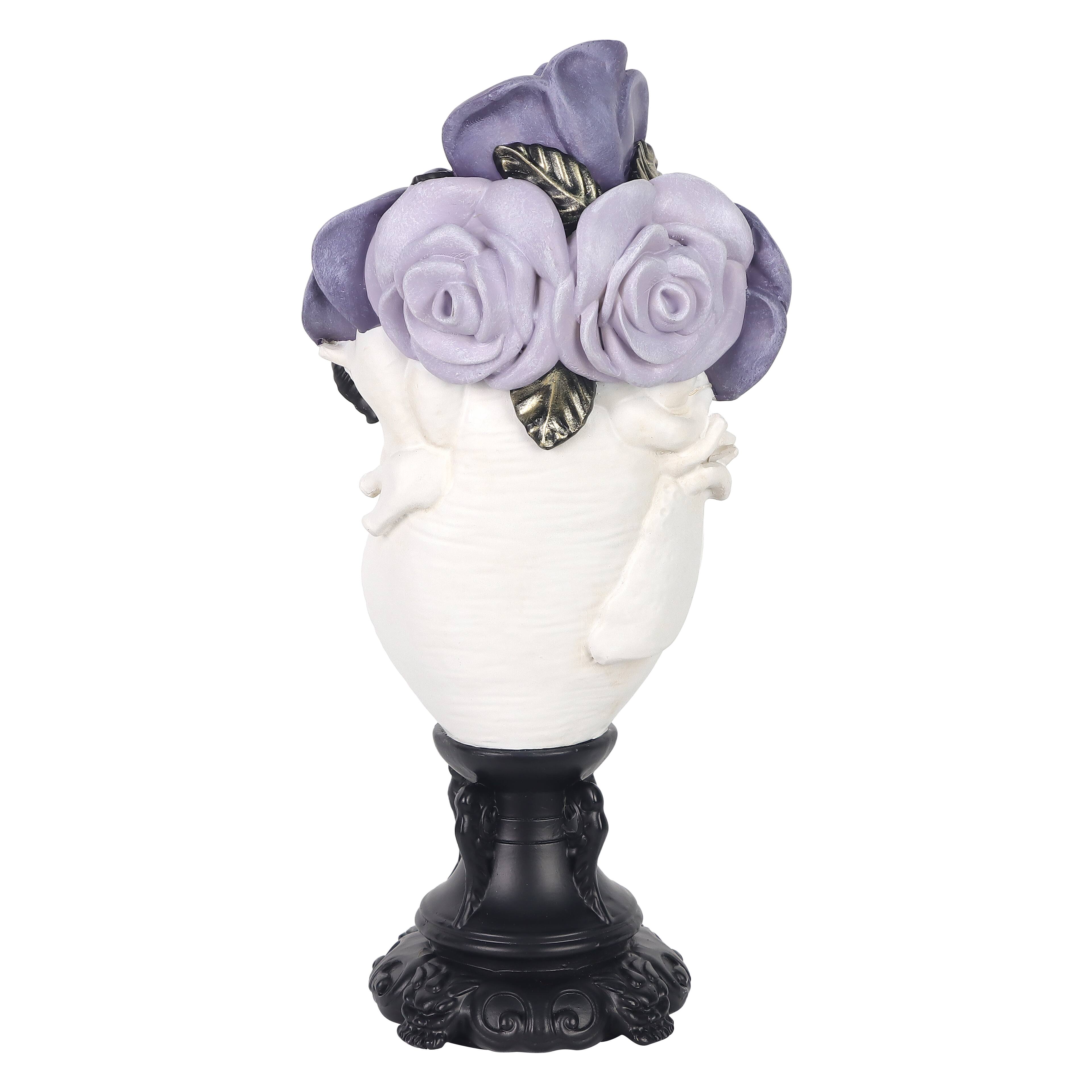 11&#x22; Purple Roses in Heart Tabletop Accent by Ashland&#xAE;