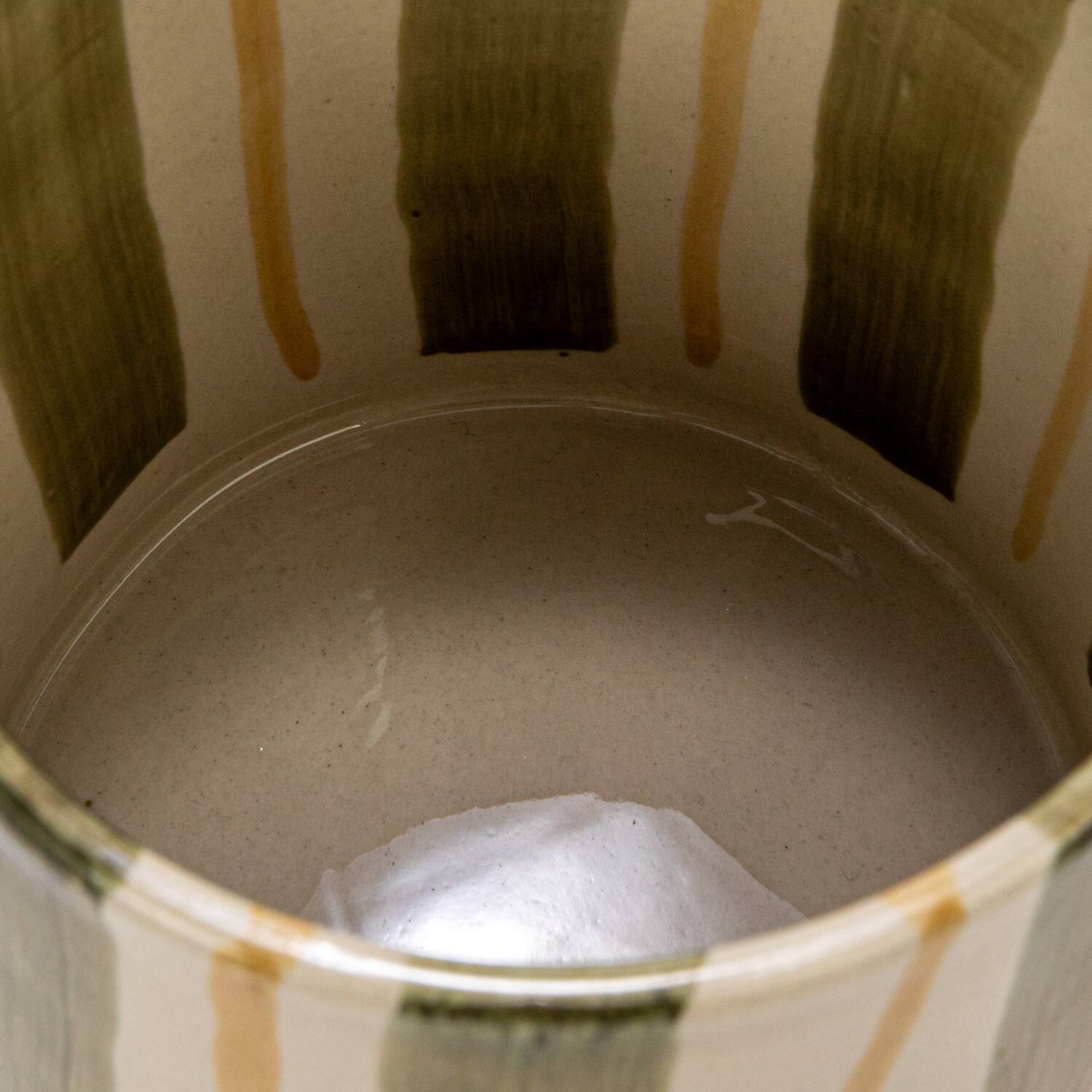 Hello Honey&#xAE; 5&#x22; Striped Stoneware Mug Set