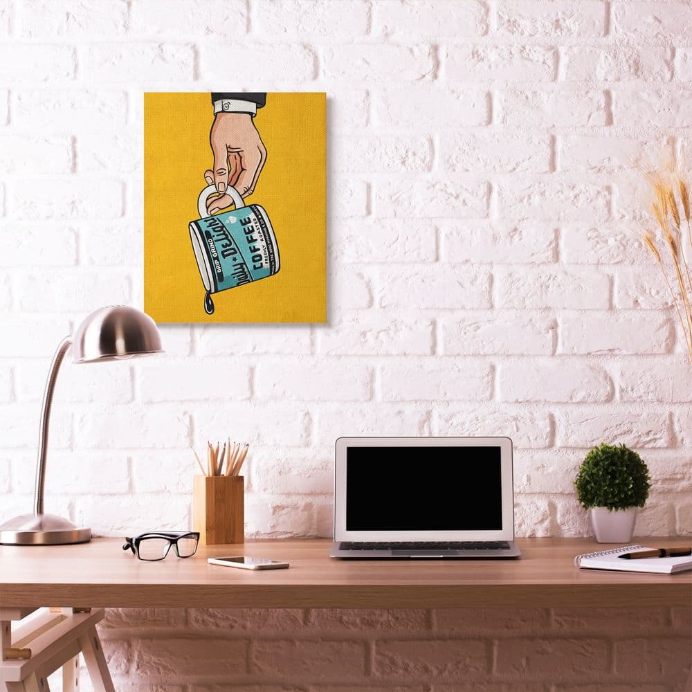 Stupell Industries Drip Coffee Cup Vintage Wall Canvas