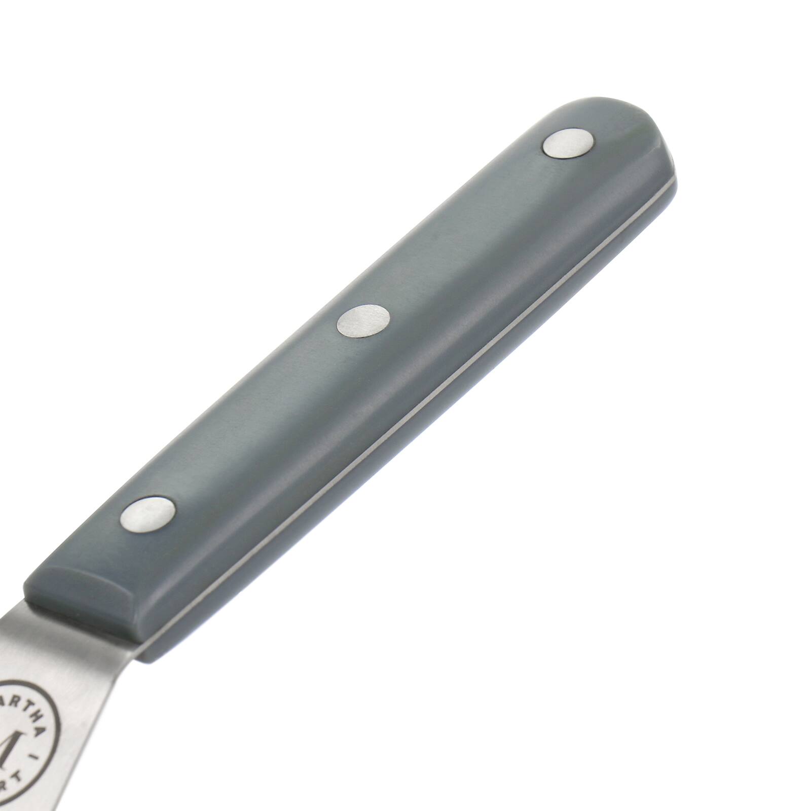 Martha Stewart Willerton Short Gray Stainless Steel Offset Spreader