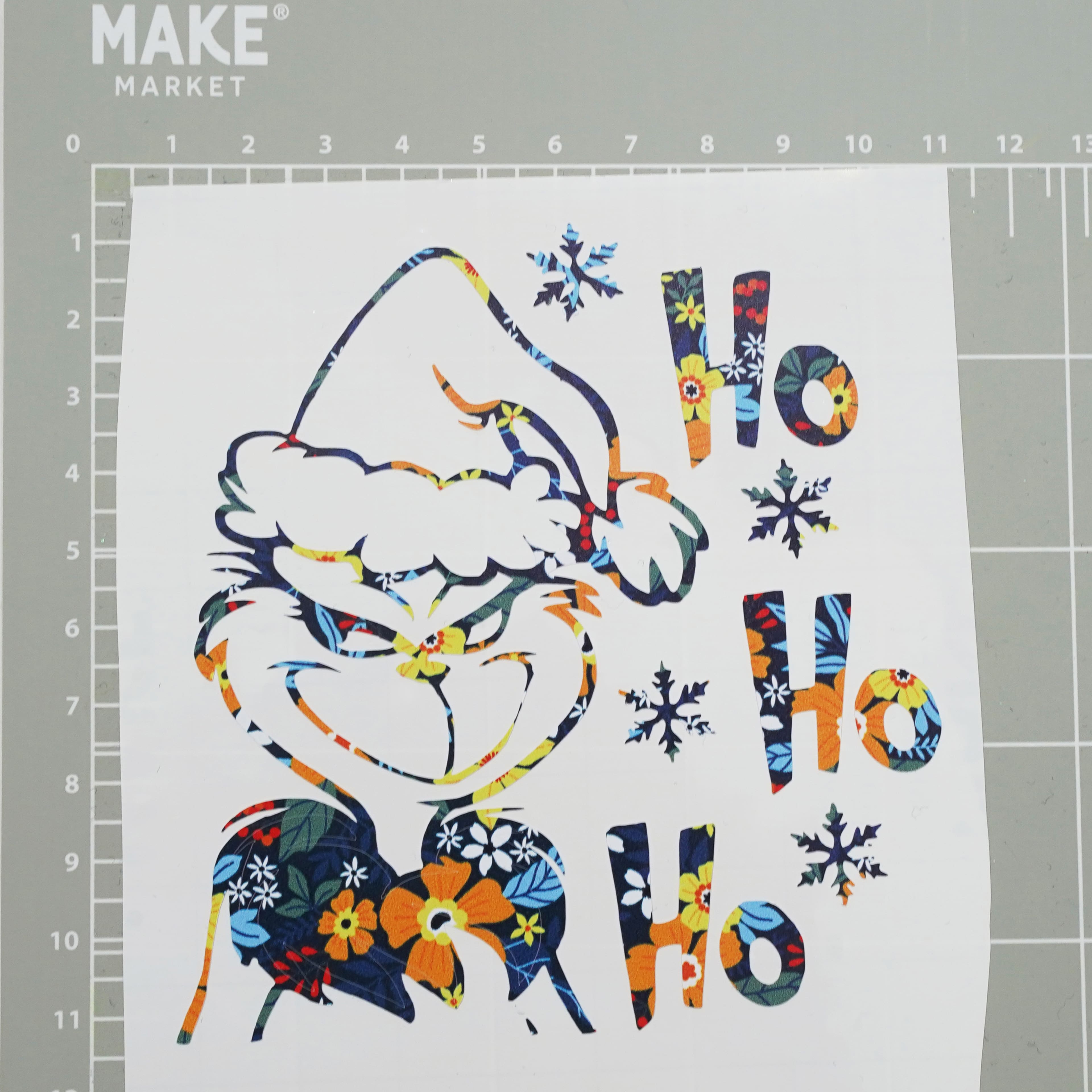 Floral Pattern Permanent Vinyl by Make Market®