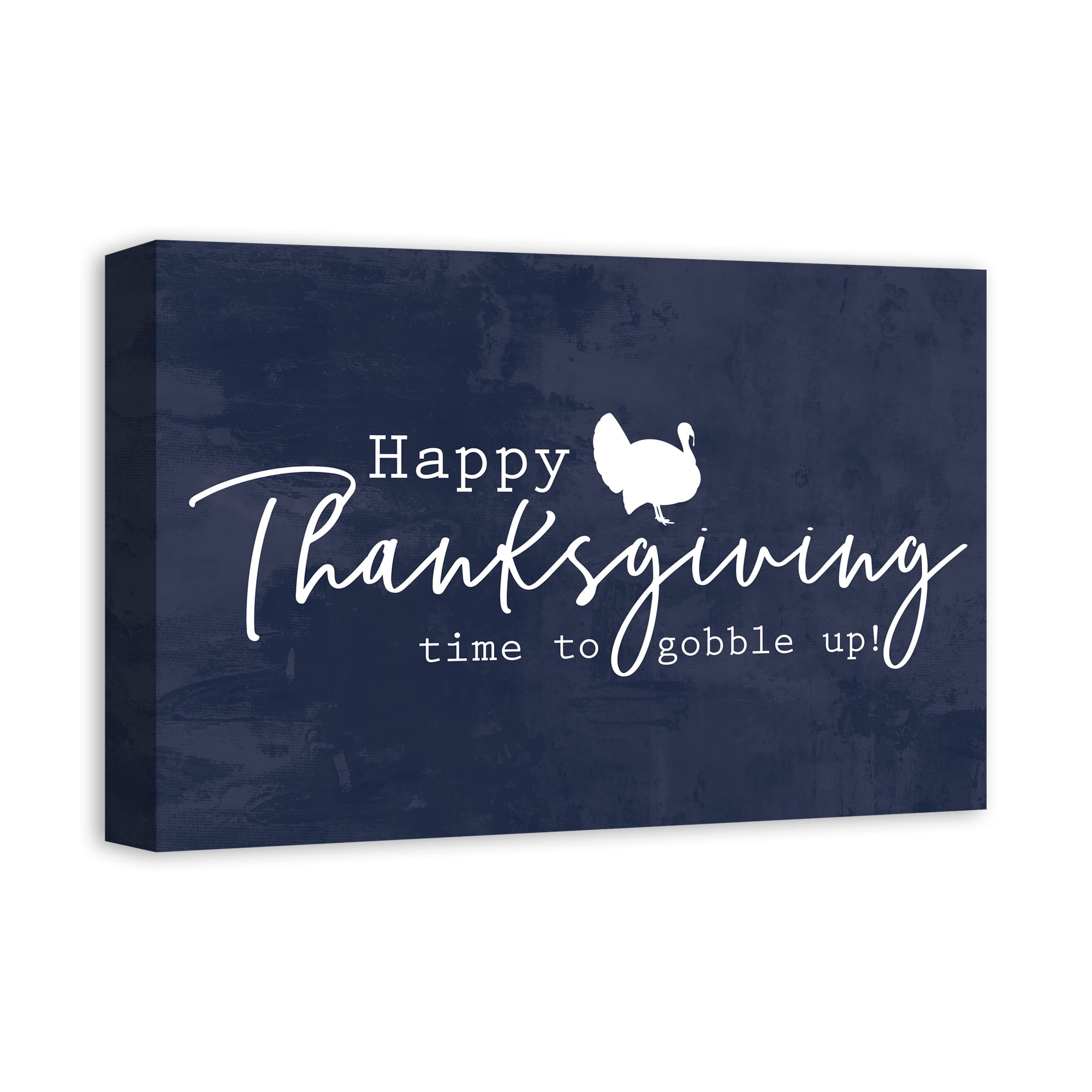 Happy Thanksgiving Gobble Up Canvas Wall Art
