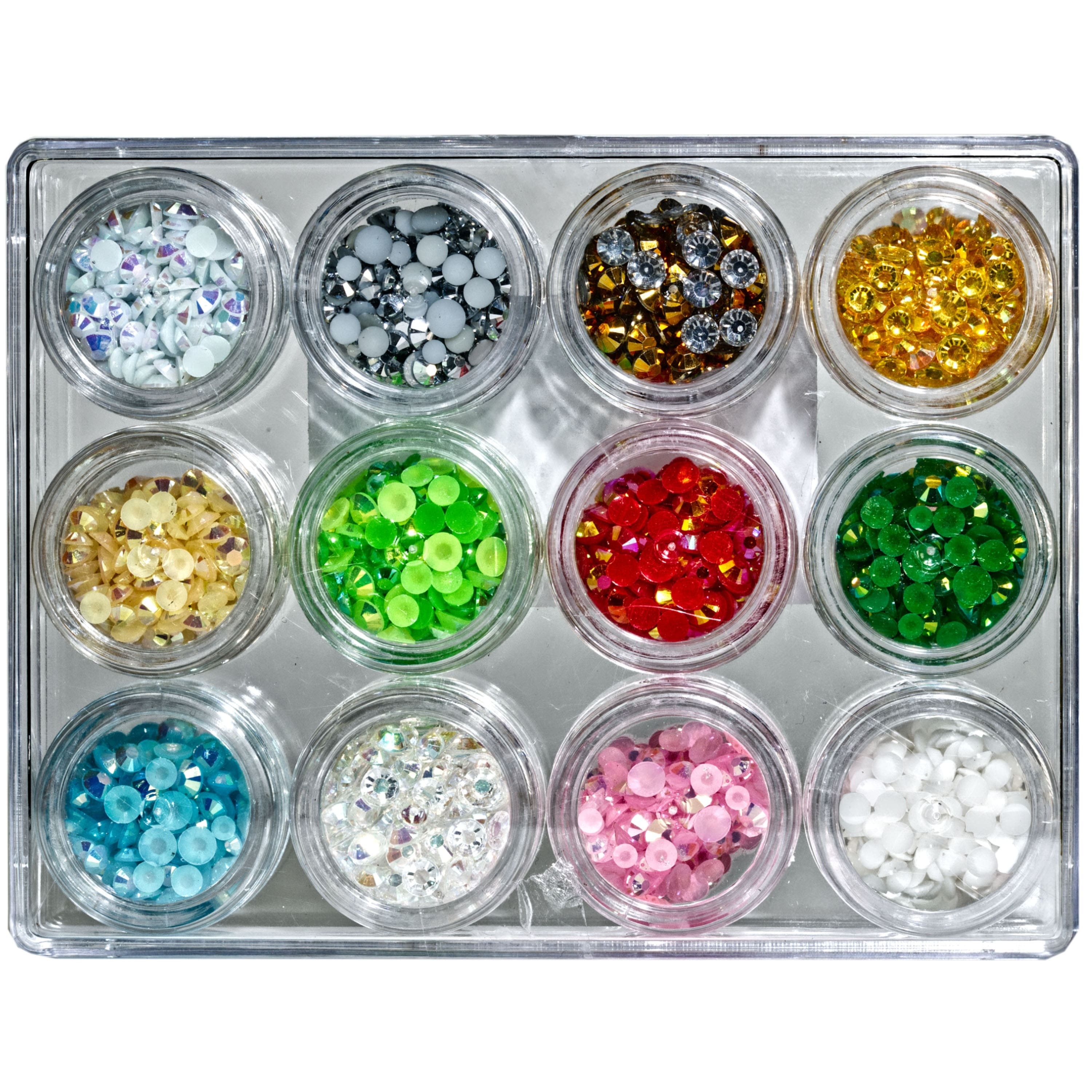 Rhinestones Jewelz Mix Embellishments Jewels 12 Colors Jelly