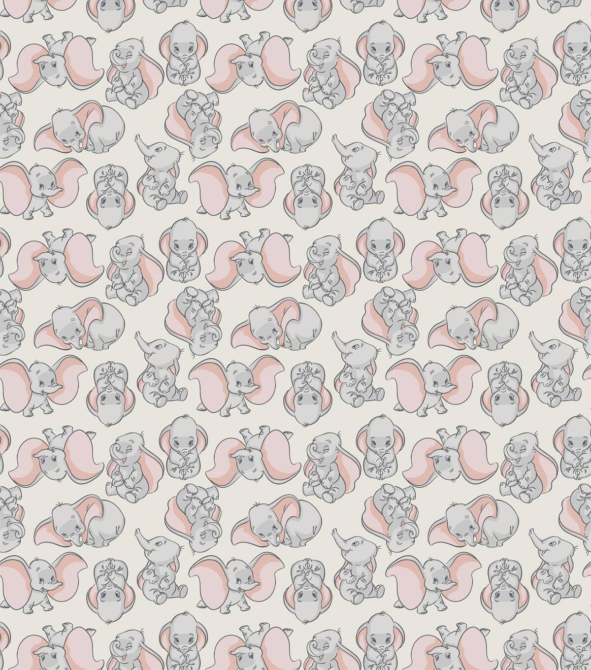 Disney&#xAE; Dumbo Poses Cotton Fabric