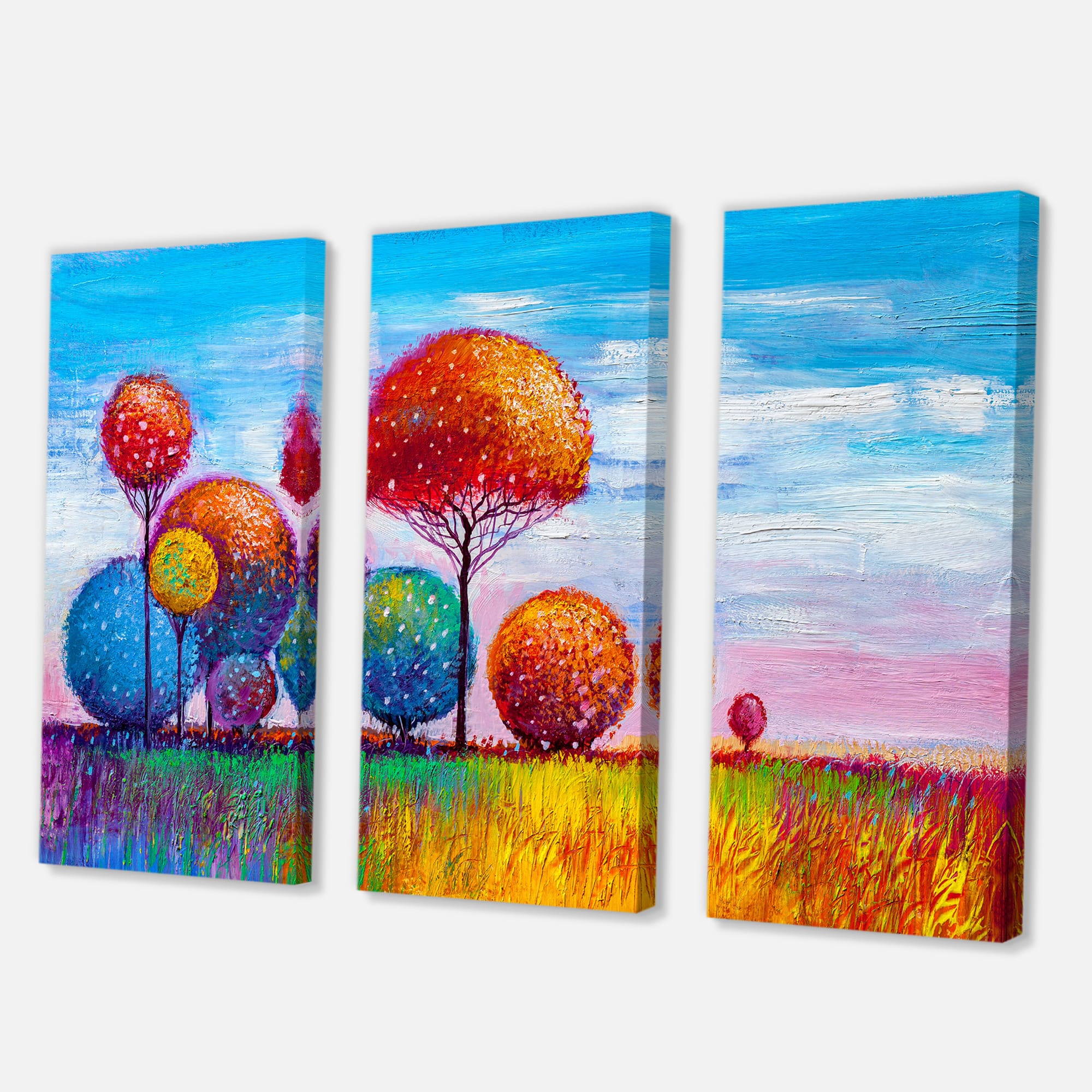 Designart - Colourful Ornamental Trees IX