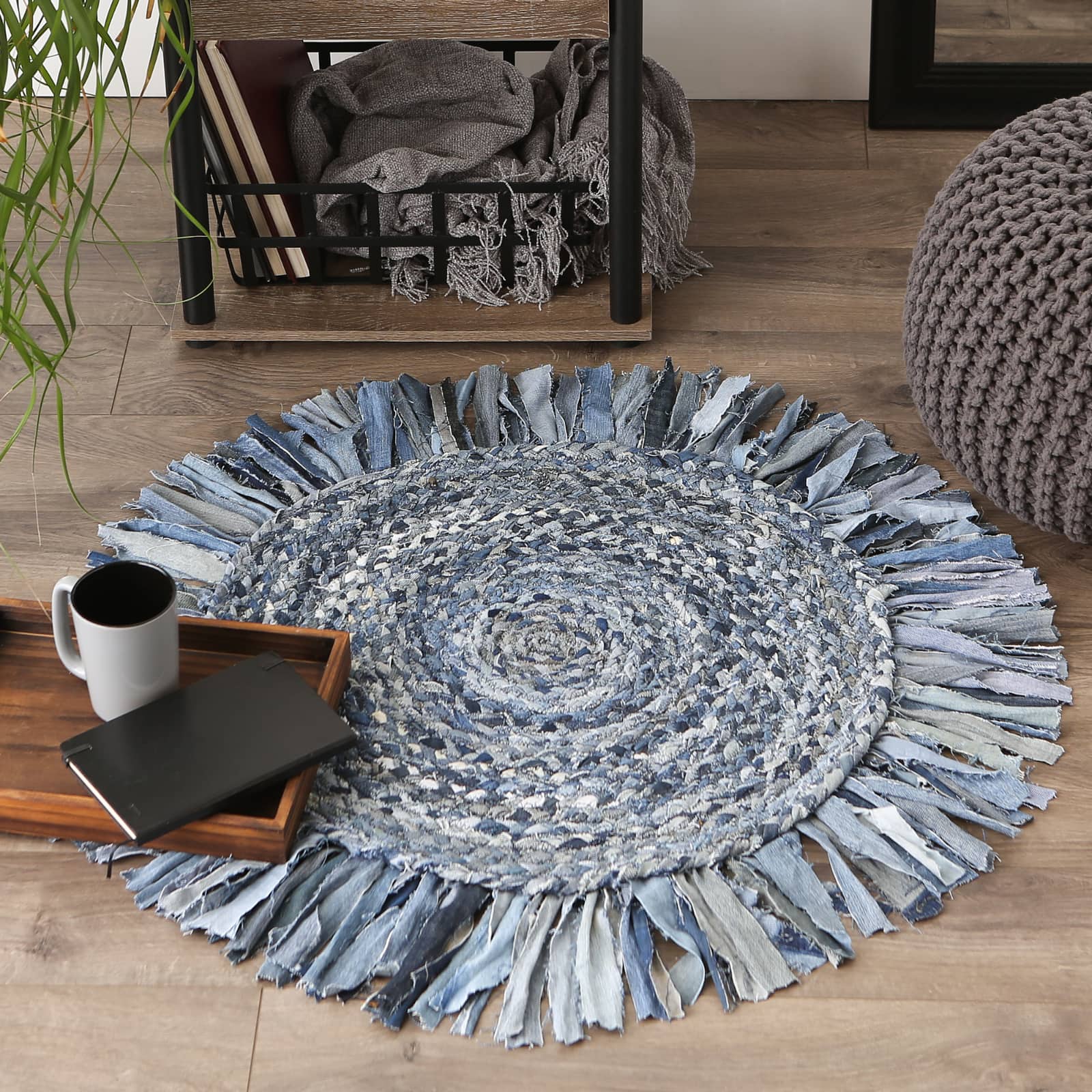 DII® Round Rag Rug, 3ft. | Rugs & Mats | Michaels
