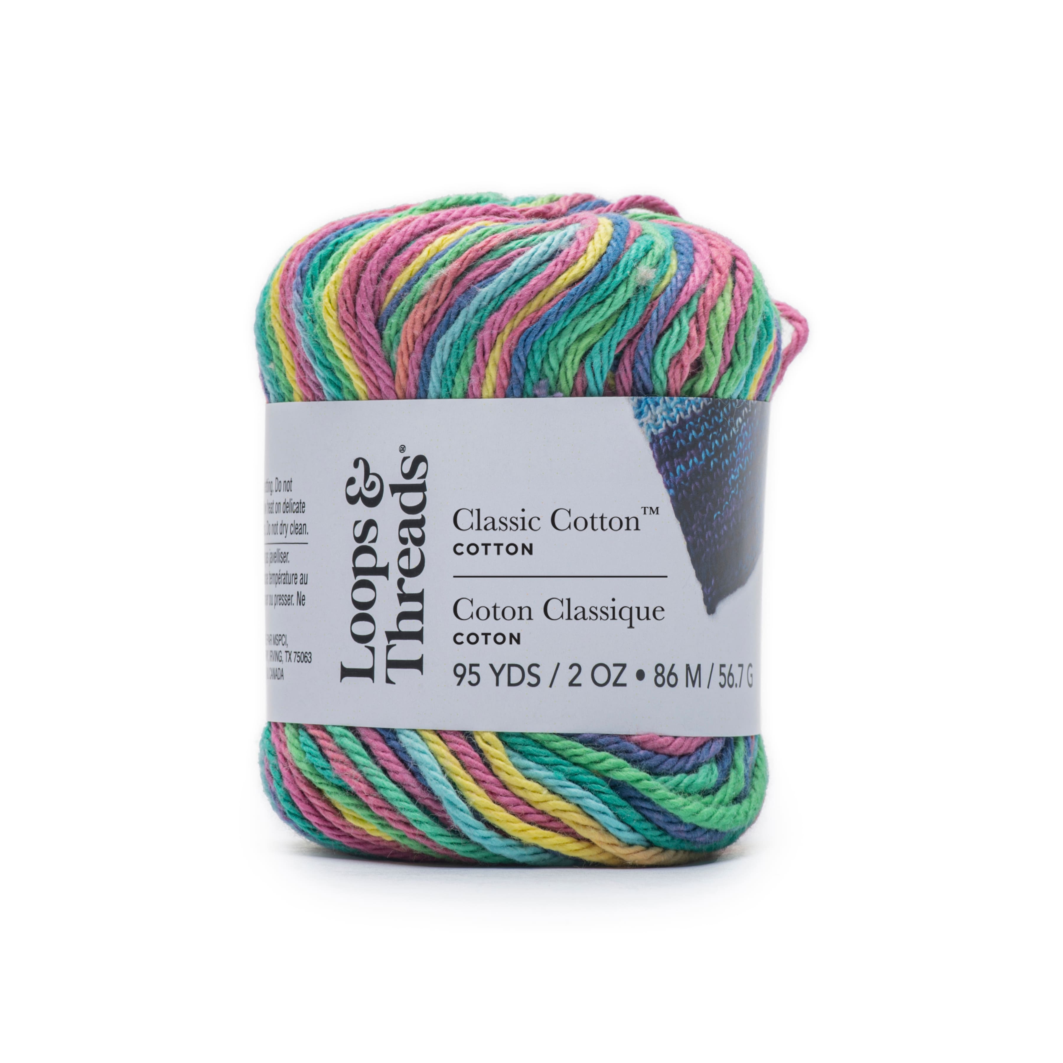 Classic Cotton&#x2122; Patterned Yarn by Loops &#x26; Threads&#xAE;