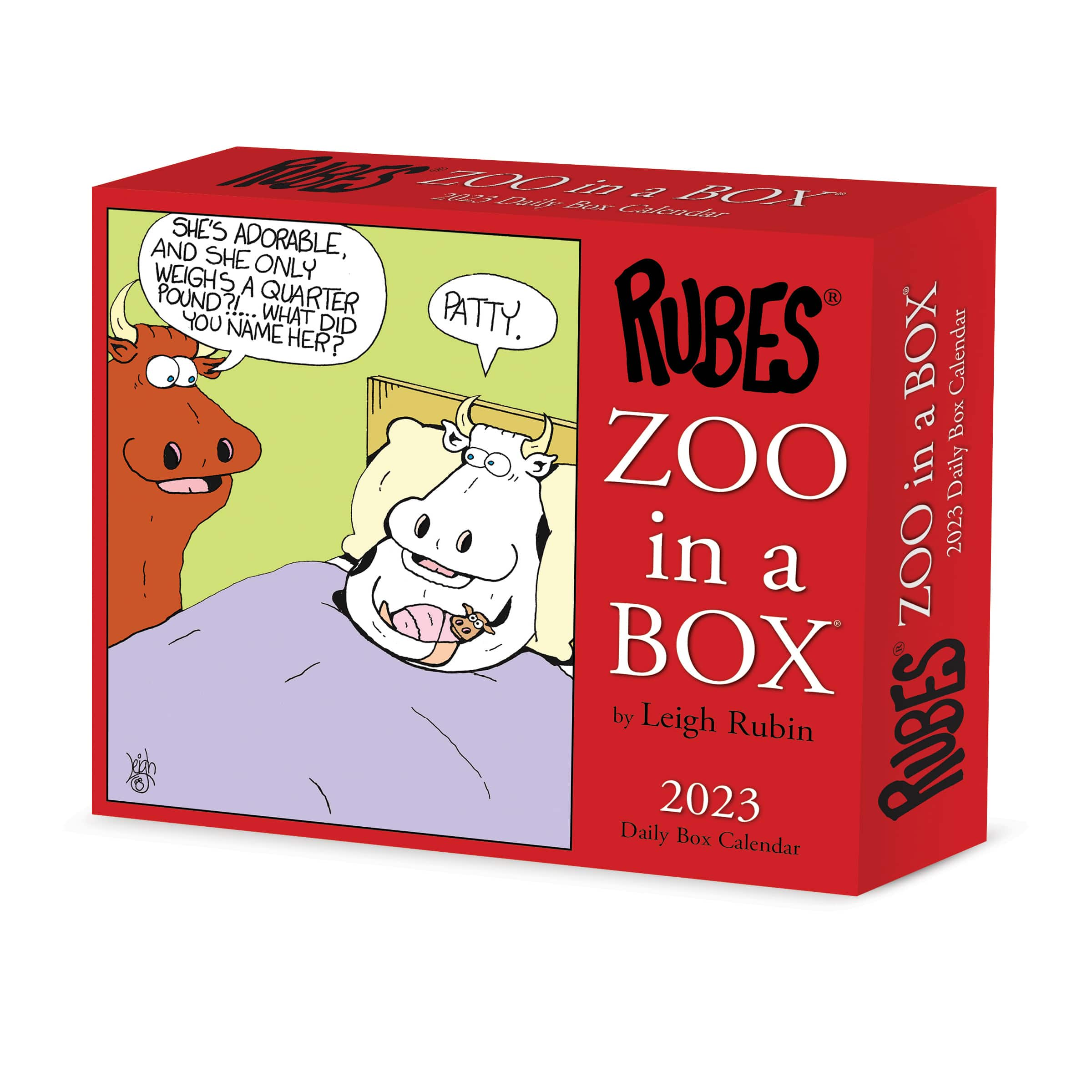 2023 Rubes® Cartoons Zoo in a Box Daily Box Calendar Michaels