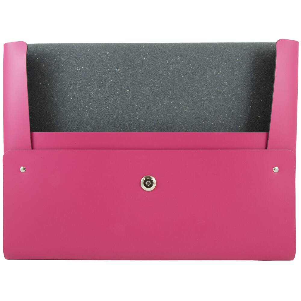 JAM Paper Italian Leather Snap Closure Portfolio
