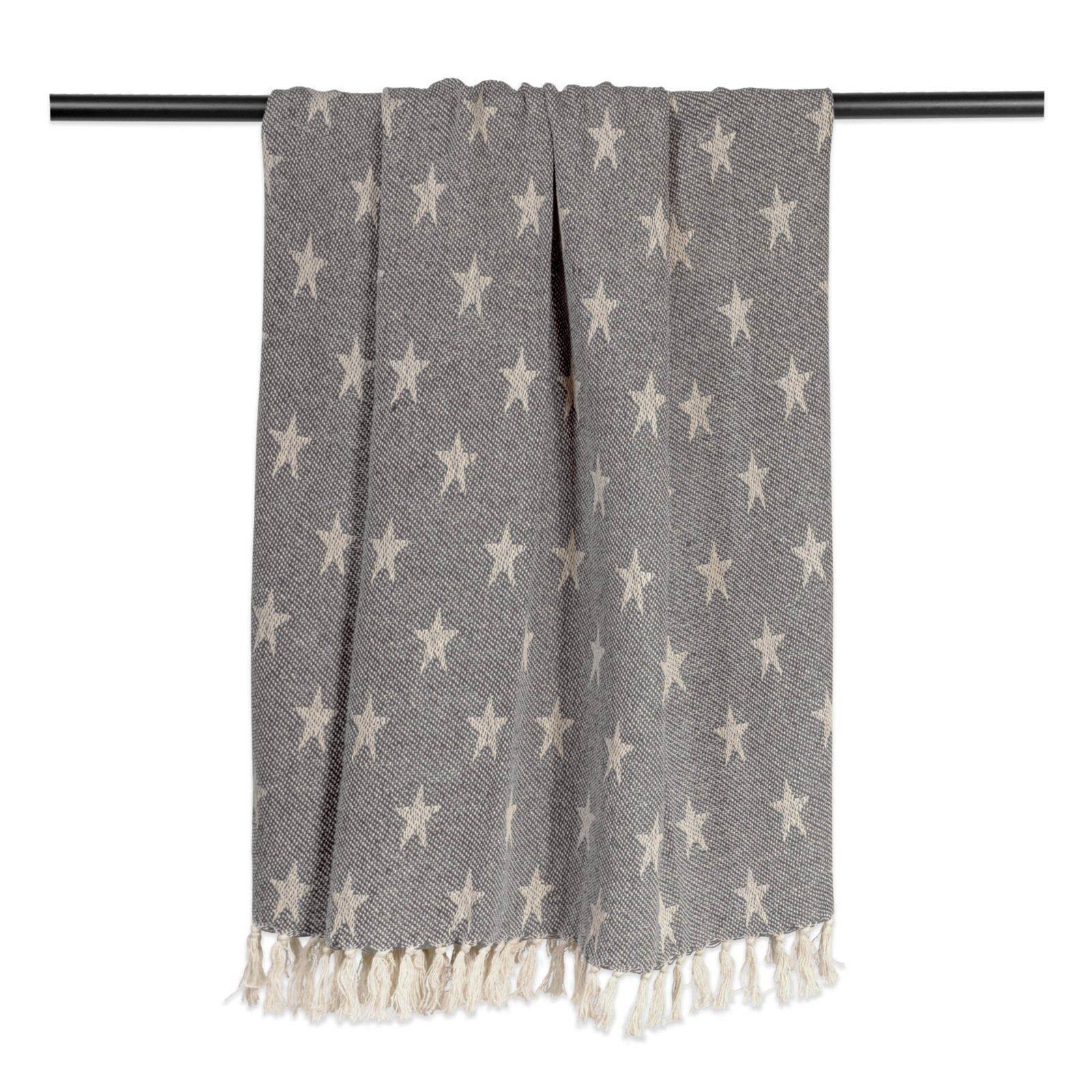 DII&#xAE; Gray Stars Throw