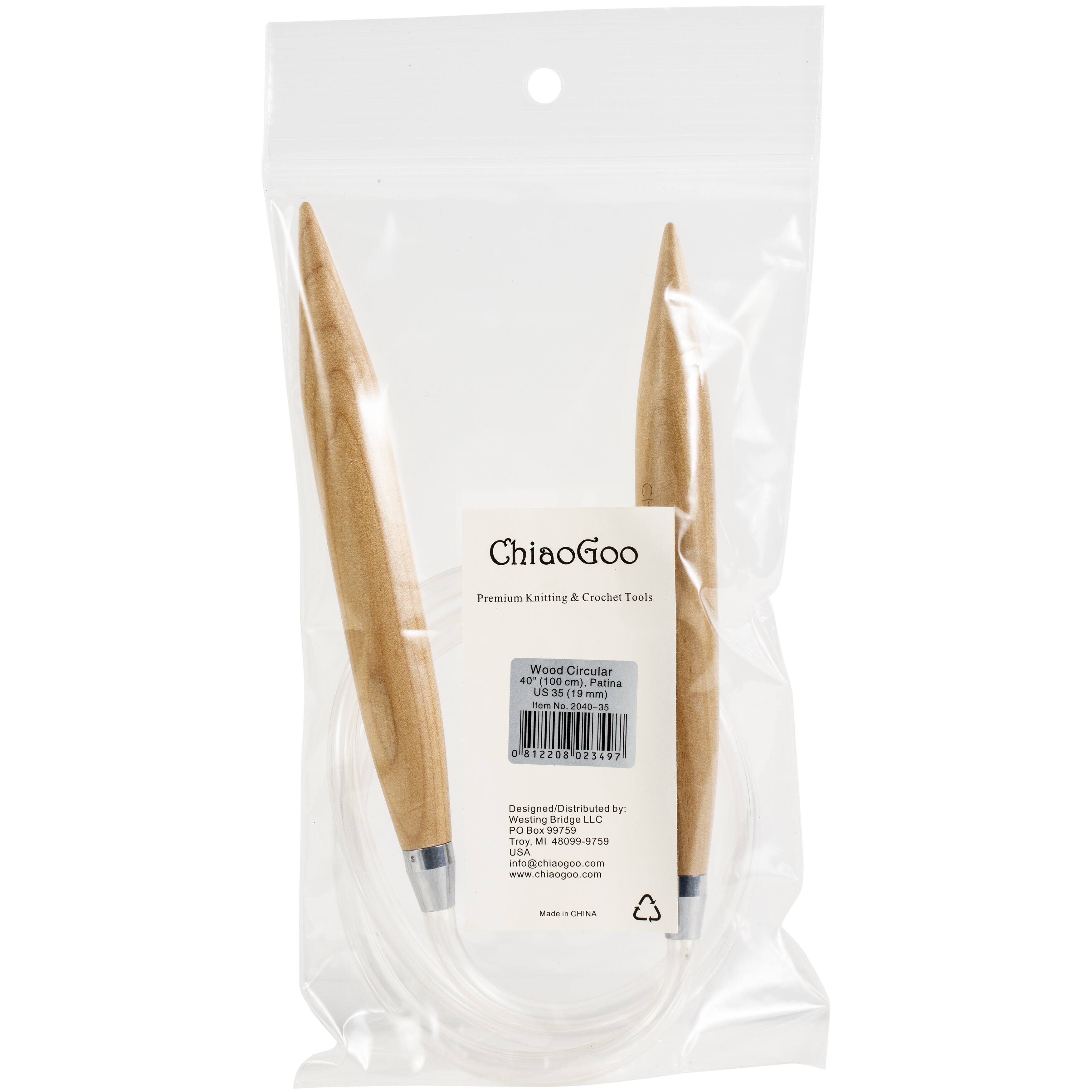 ChiaoGoo 40&#x22; Bamboo Circular Knitting Needles