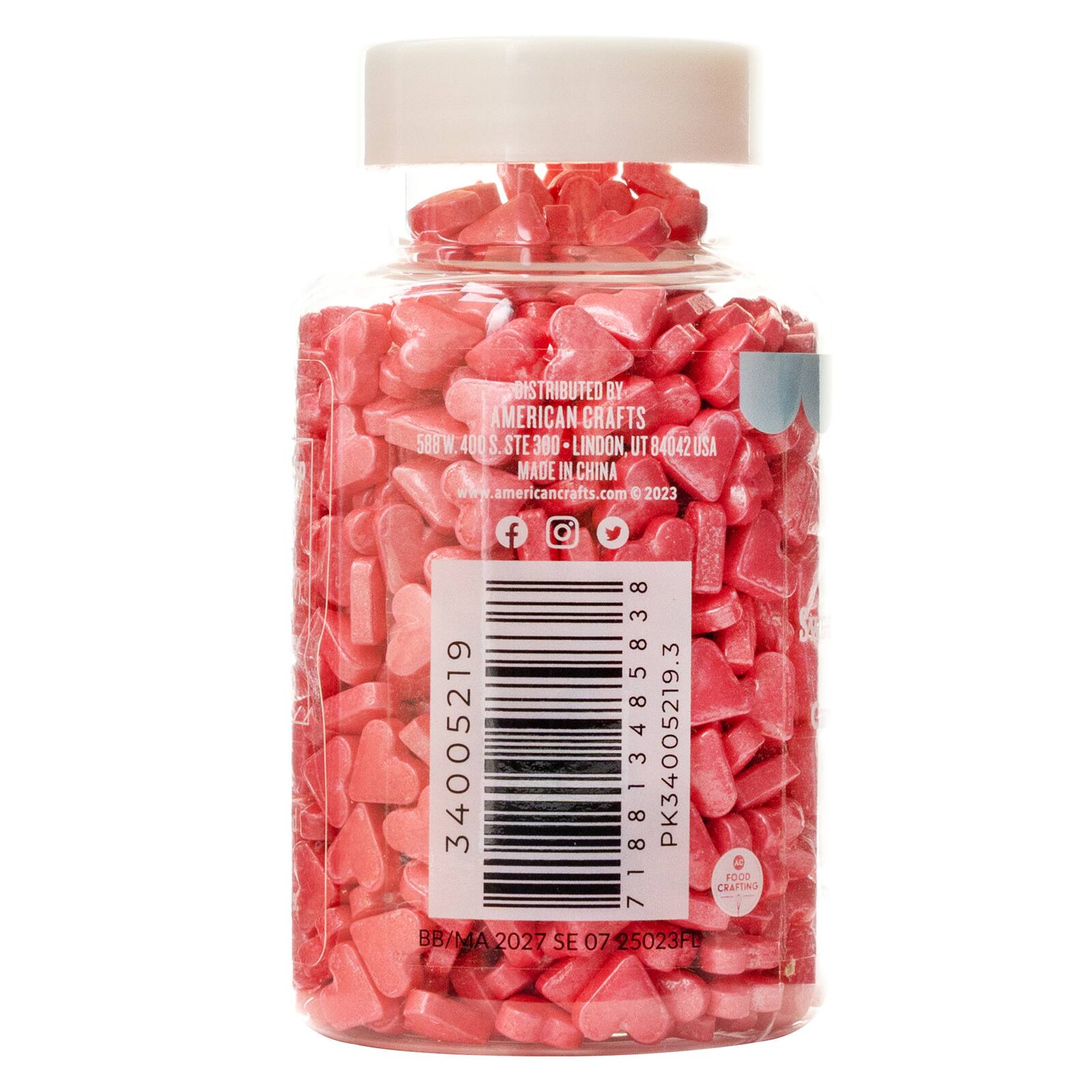 Sweet Tooth Fairy&#xAE; Pink Heart Candy Shapes