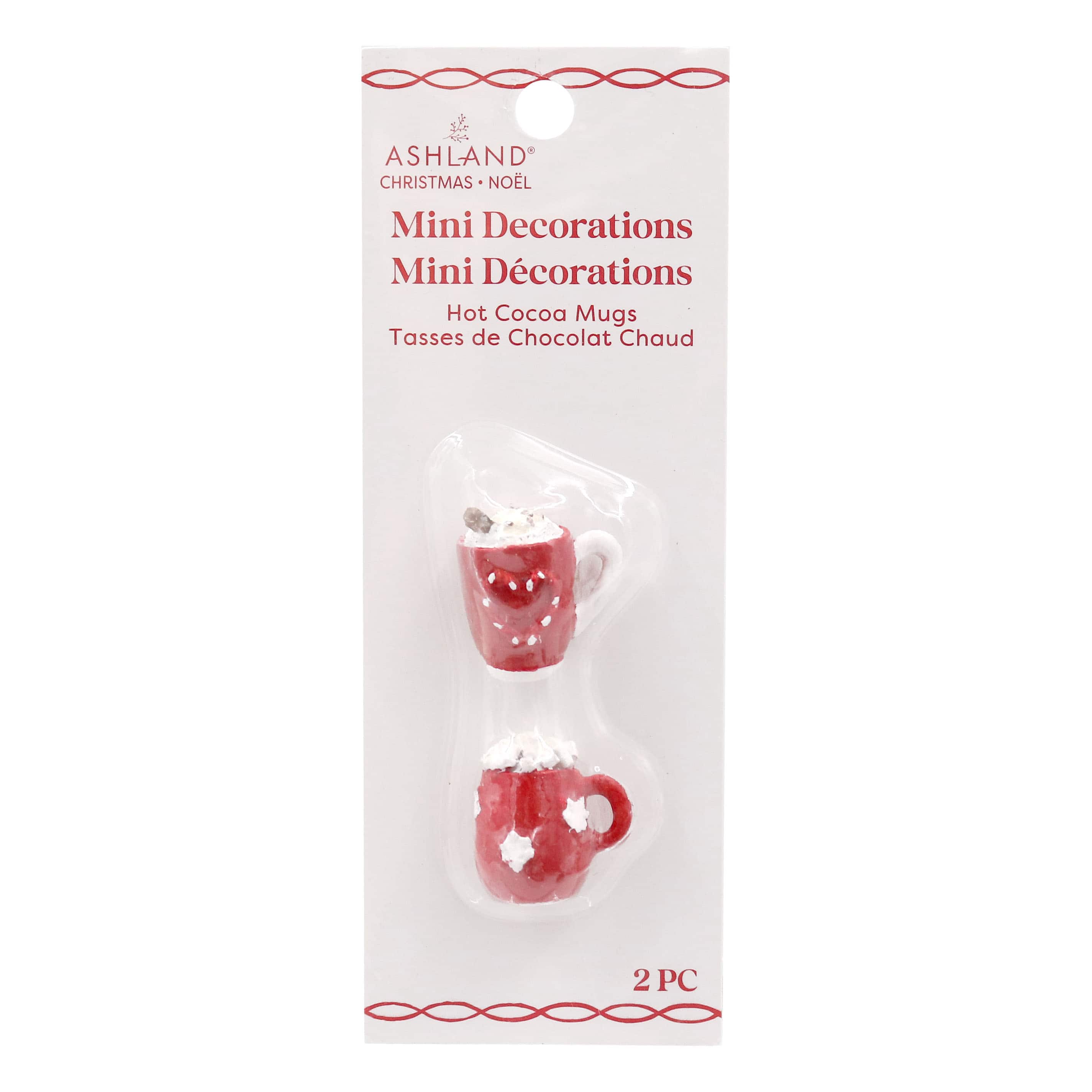 Mini Hot Cocoa Mug Decorations by Ashland®