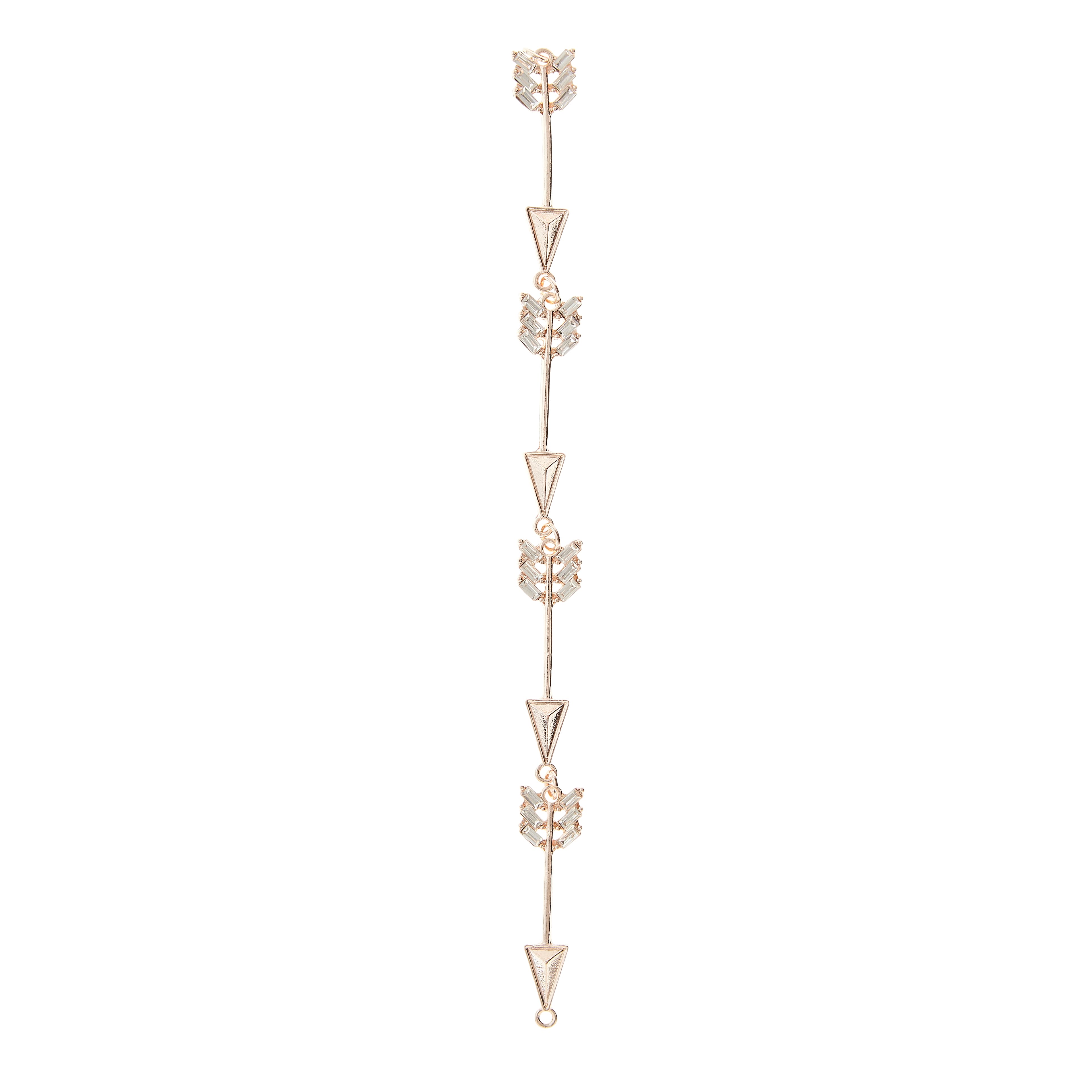 Light Rose Gold Metal Arrow Beads by Bead Landing&#x2122;