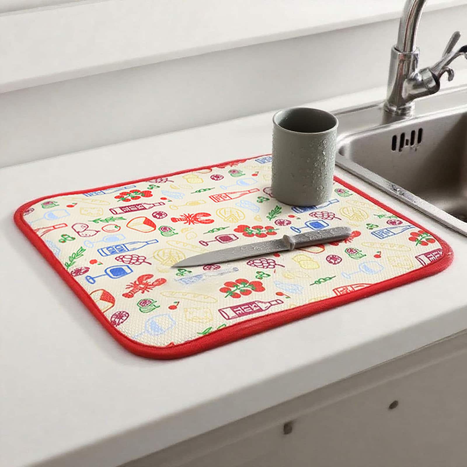 15&#x22; Fall Dish Drying Mat by Fab Finds