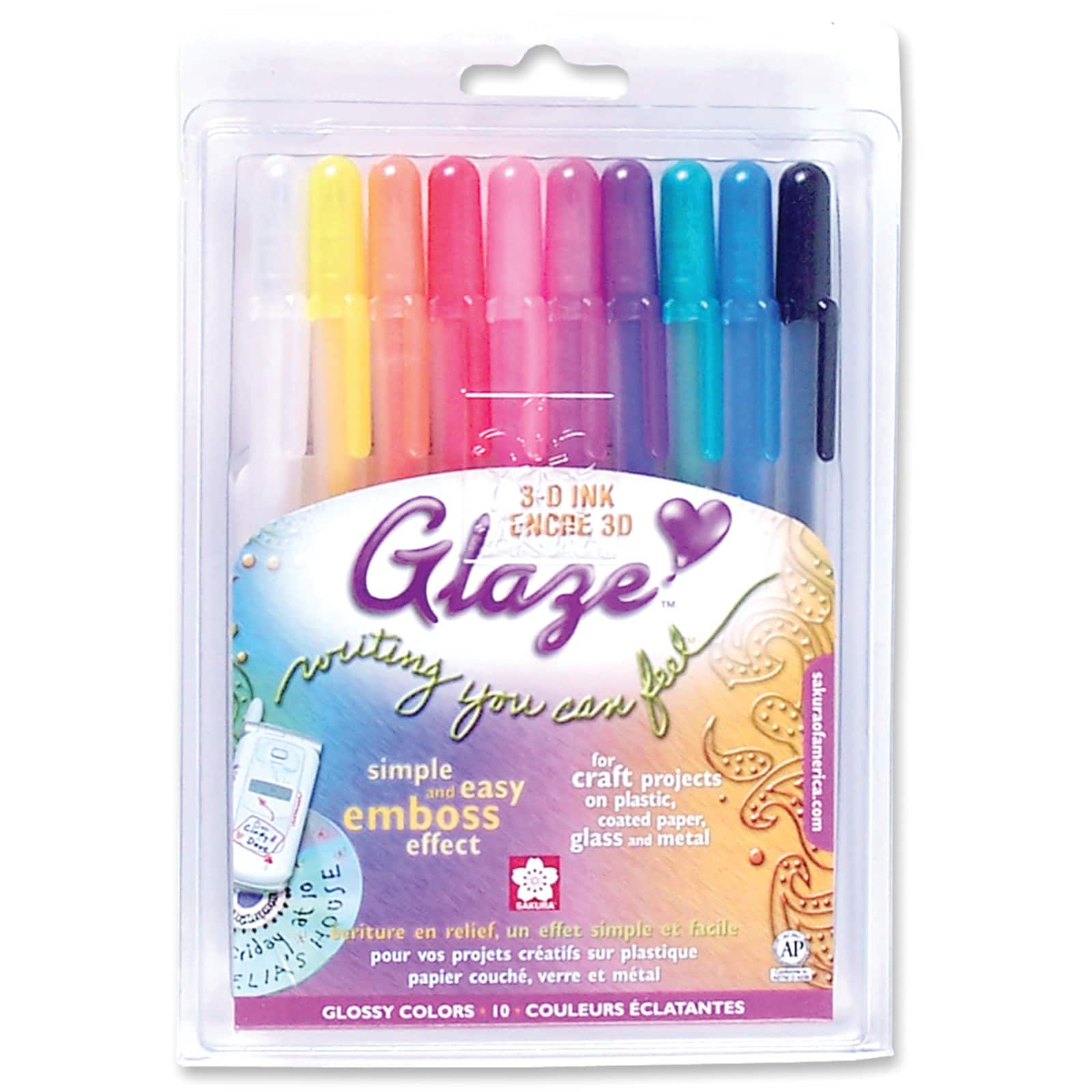 Gelly Roll® Glaze 3D Ink Gel Pen 10 Color Set