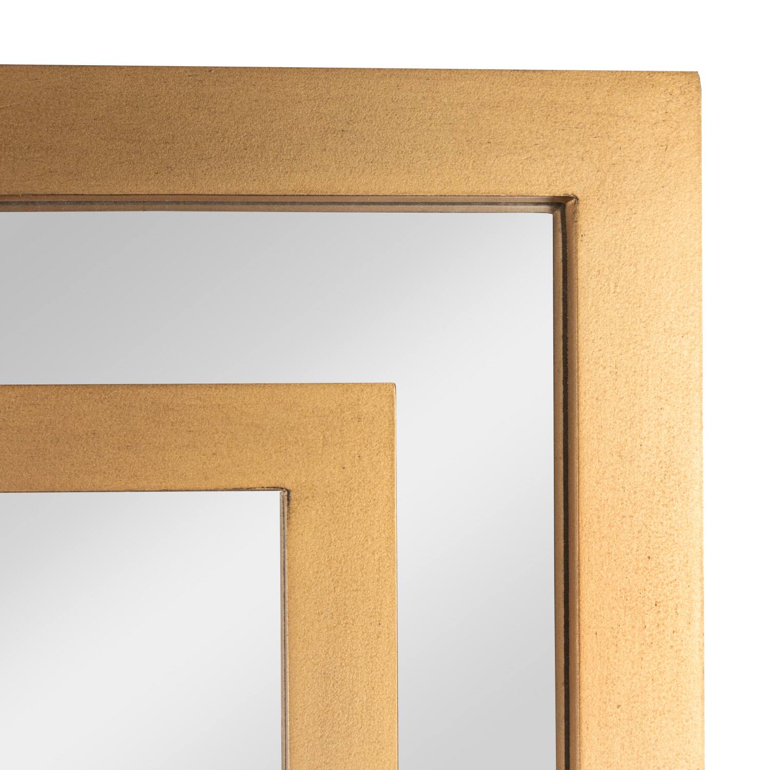 Hello Honey&#xAE; 40&#x22; Geometric Art Deco Glass Wall Mirror