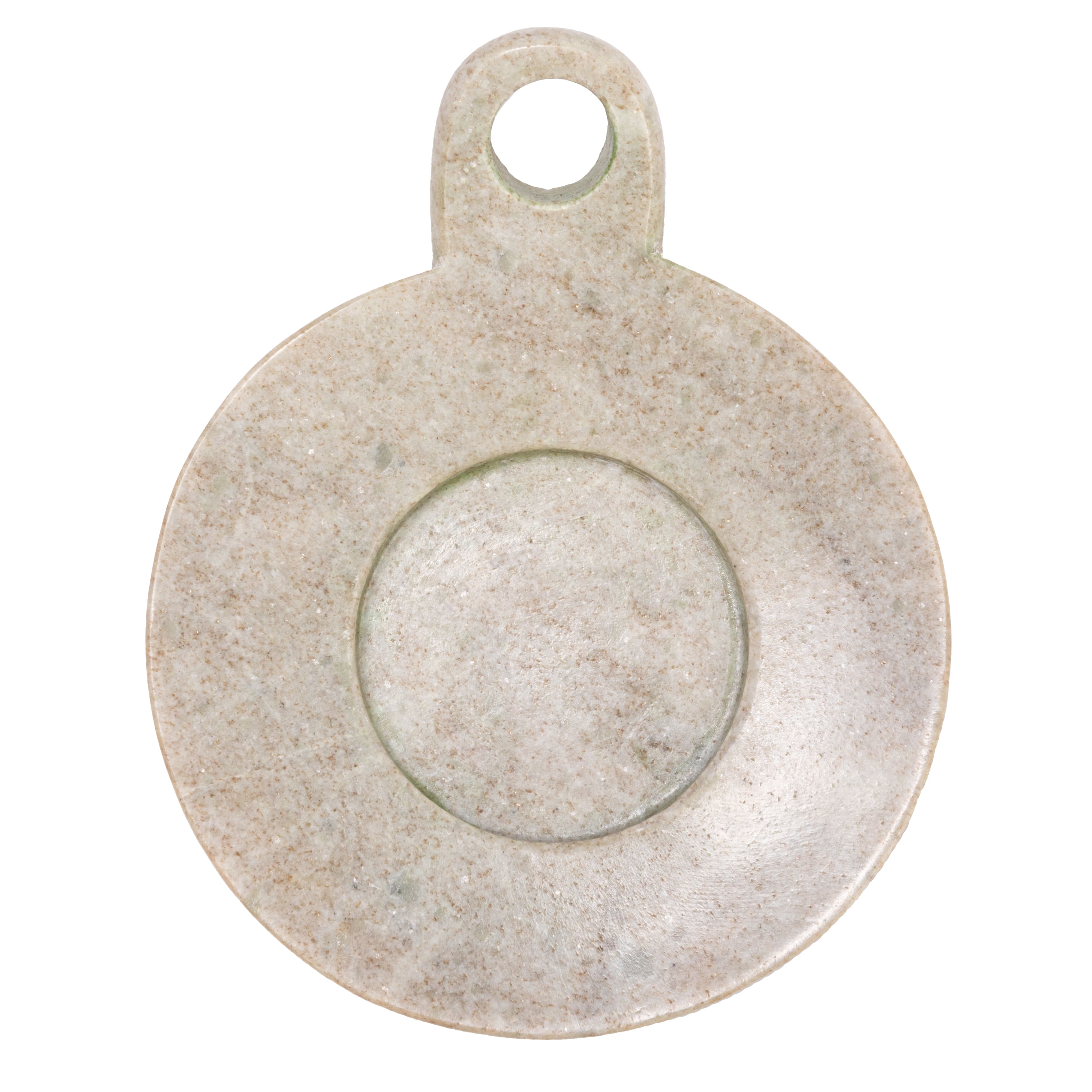 Hello Honey® Hand-Carved Marble Dish with Handle