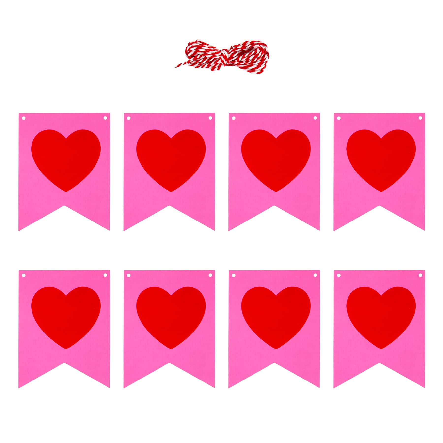 Class Rules! 9ft. Heart Banner Paper Garland by B2C™