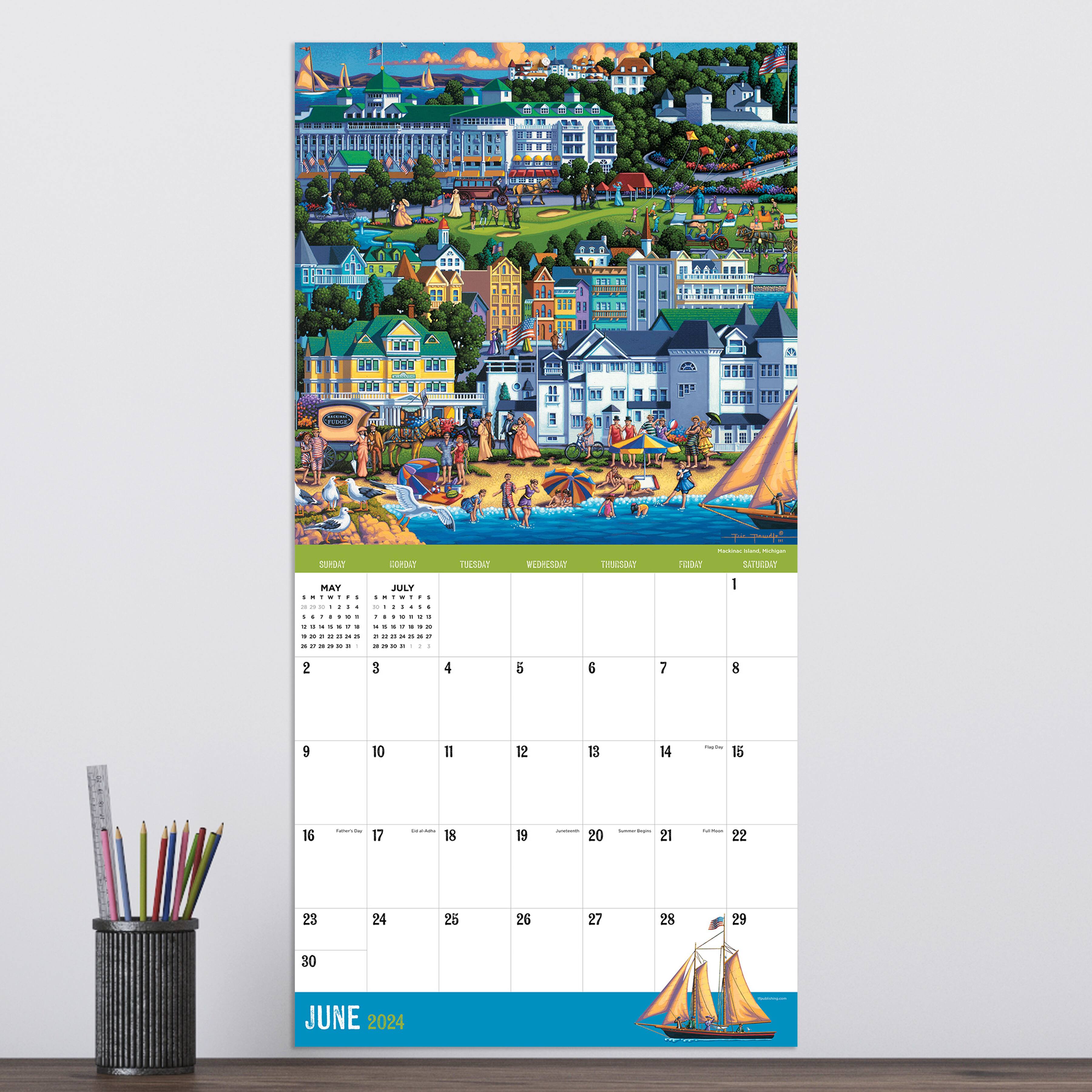 TF Publishing 2024 Scenes from the Midwest Wall Calendar
