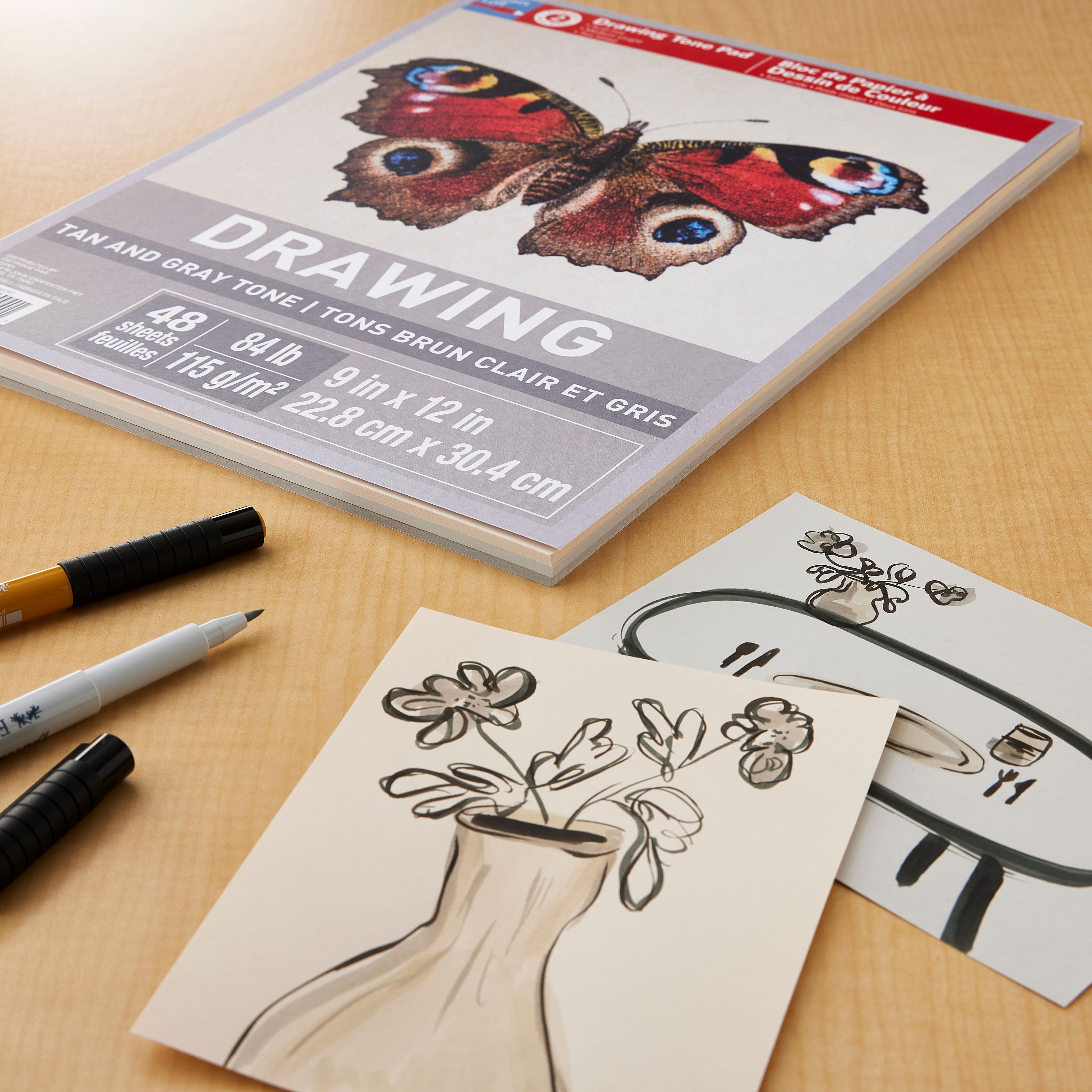 Tan &#x26; Gray Tone Drawing Pad by Artist&#x27;s Loft&#x2122;