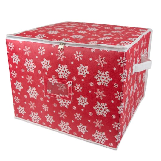 DII® Ornament Small Snowflake Storage | Michaels