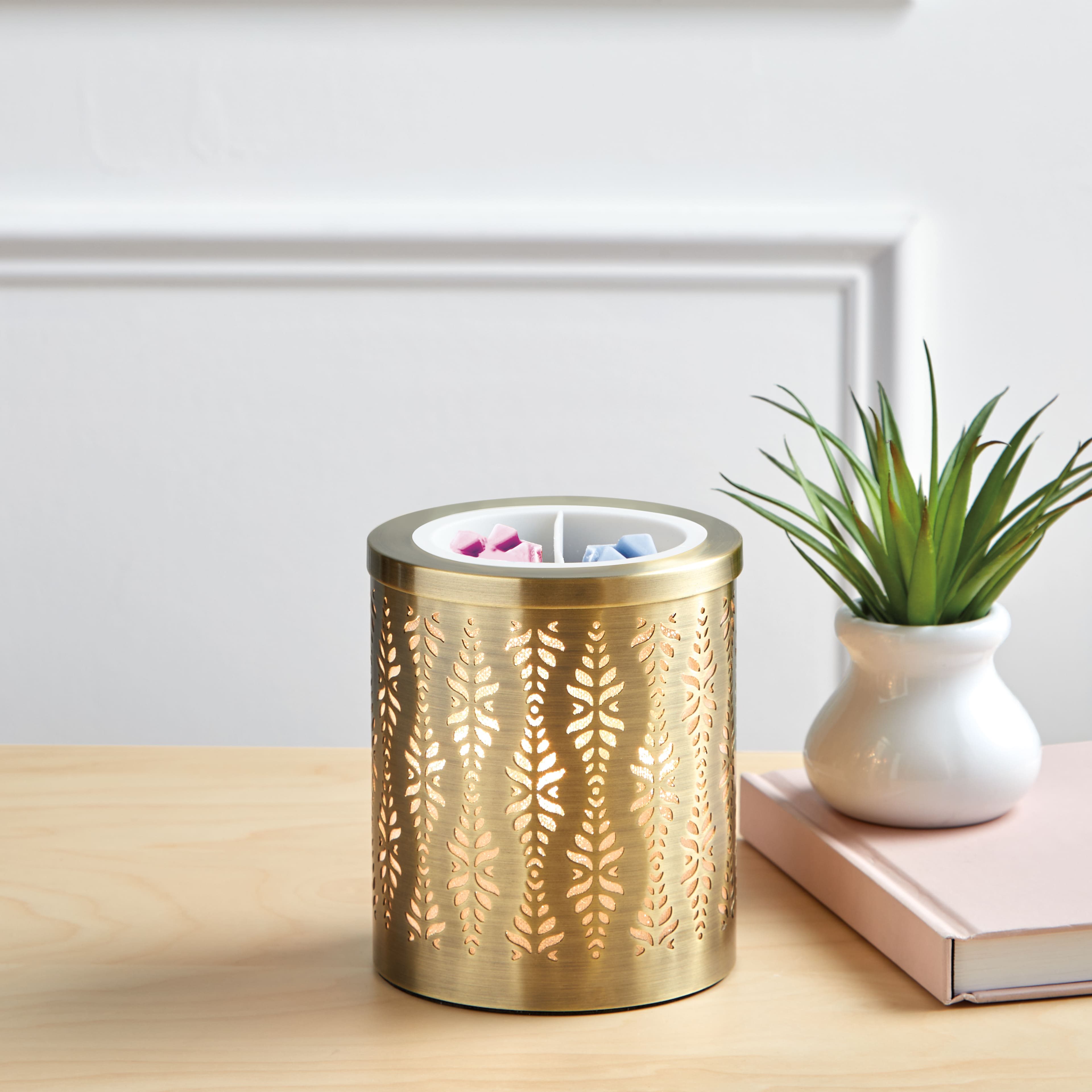 5" Gold Metallic Wax Warmer by Ashland®