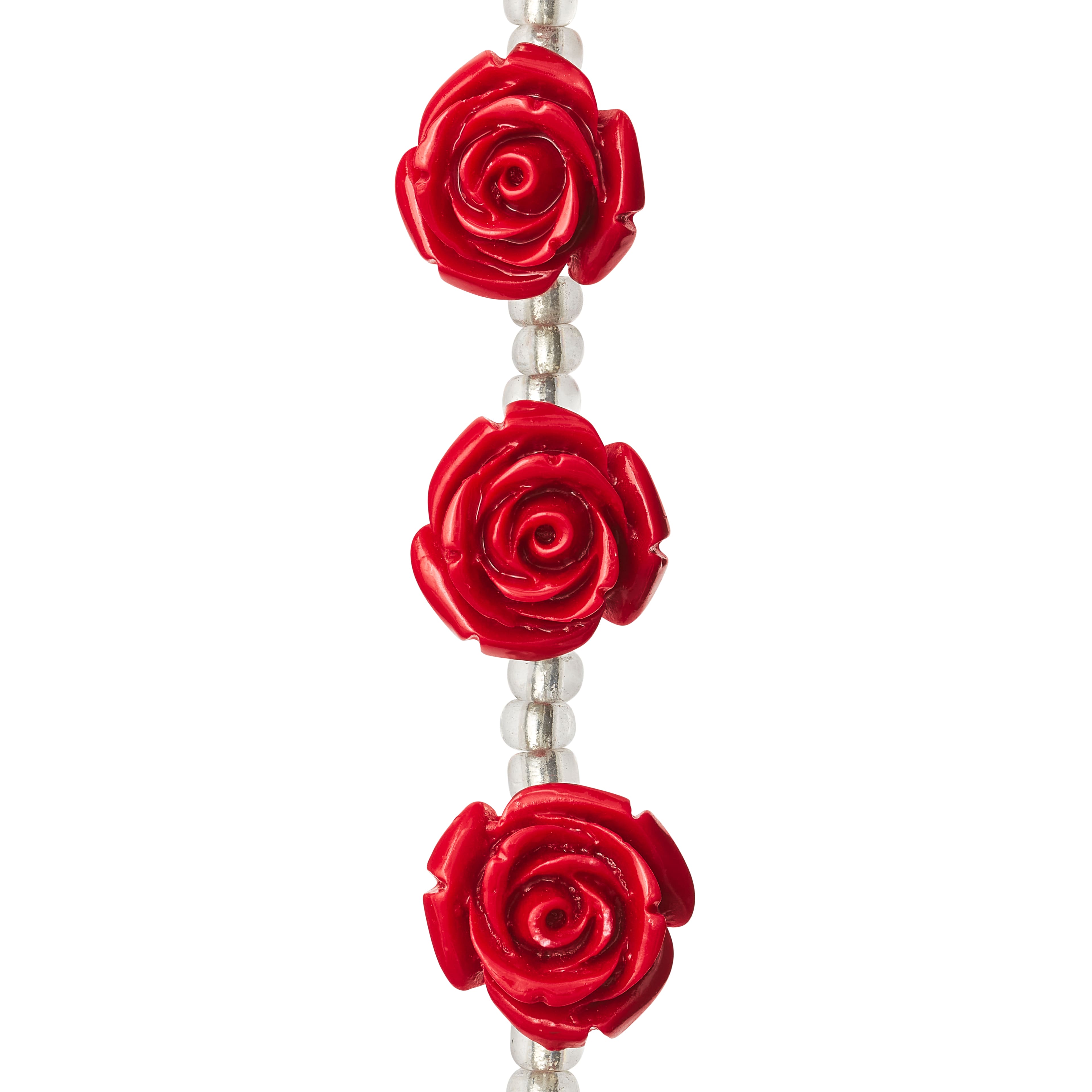 12 Pack: Bead Gallery® Stone Composite Flower Beads, 14mm