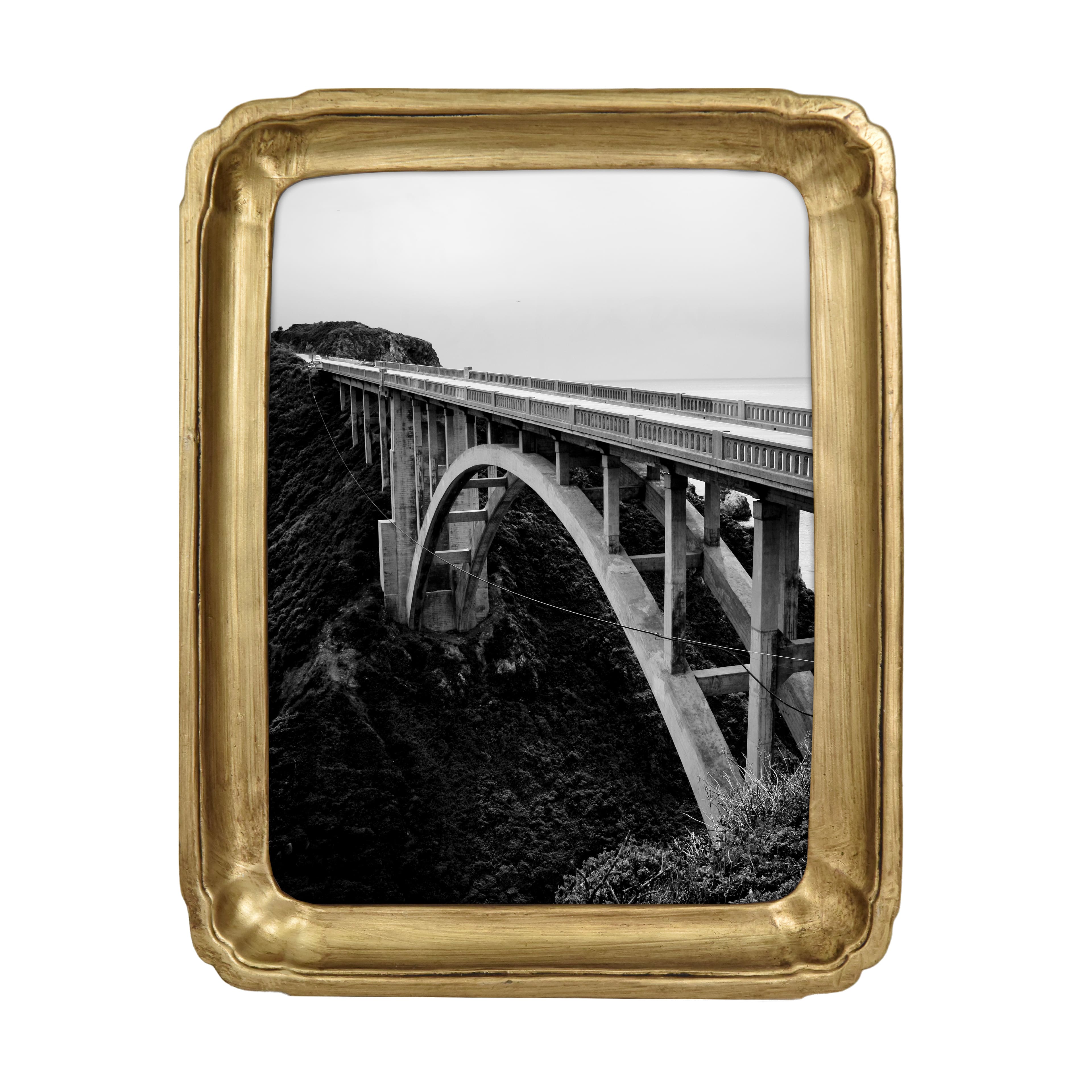 Treasured Finds 5&#x22; x 7&#x22; Gold Tray Tabletop Frame by Studio D&#xE9;cor&#xAE;