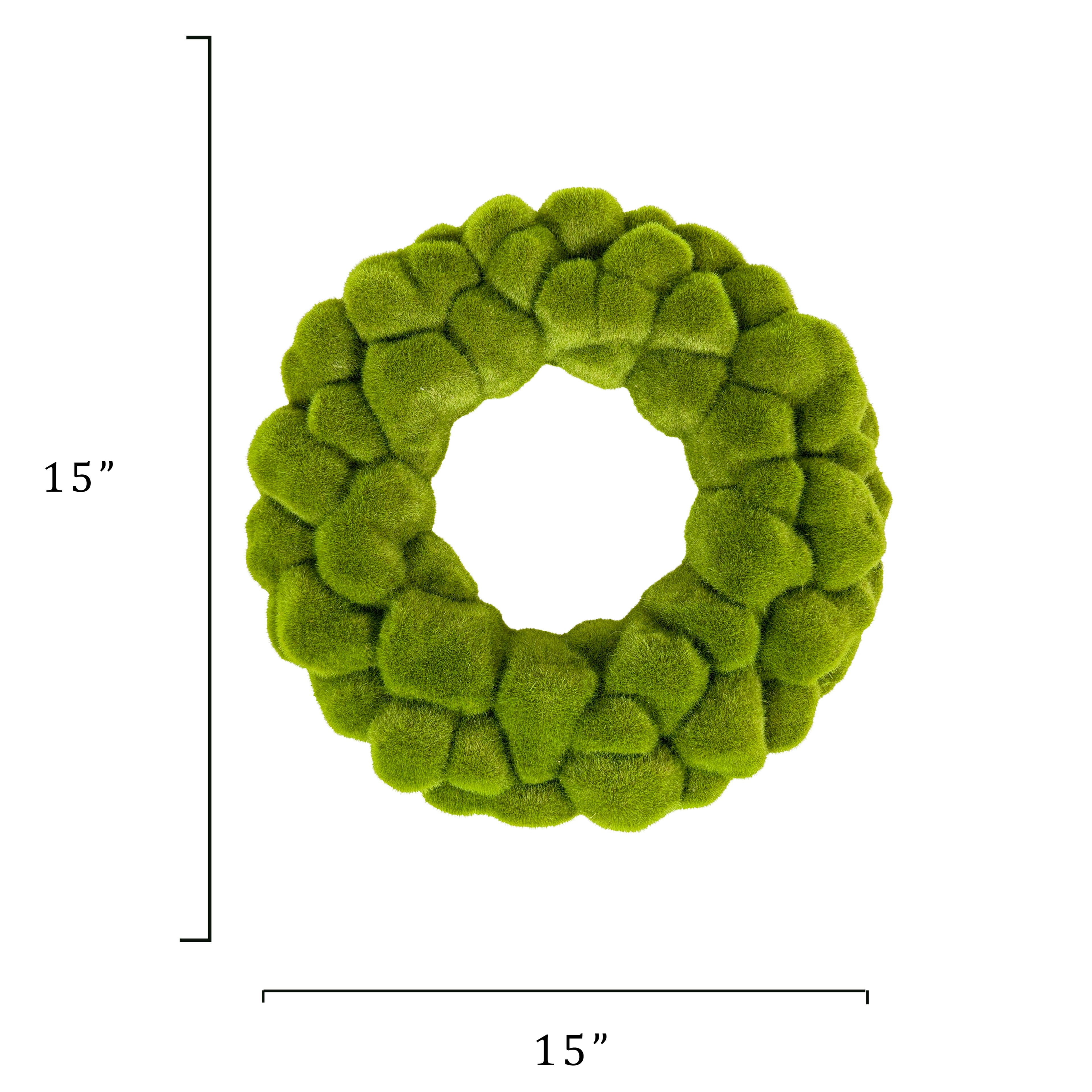 15&#x22; Mossy Stone Wreath Form by Ashland&#xAE;