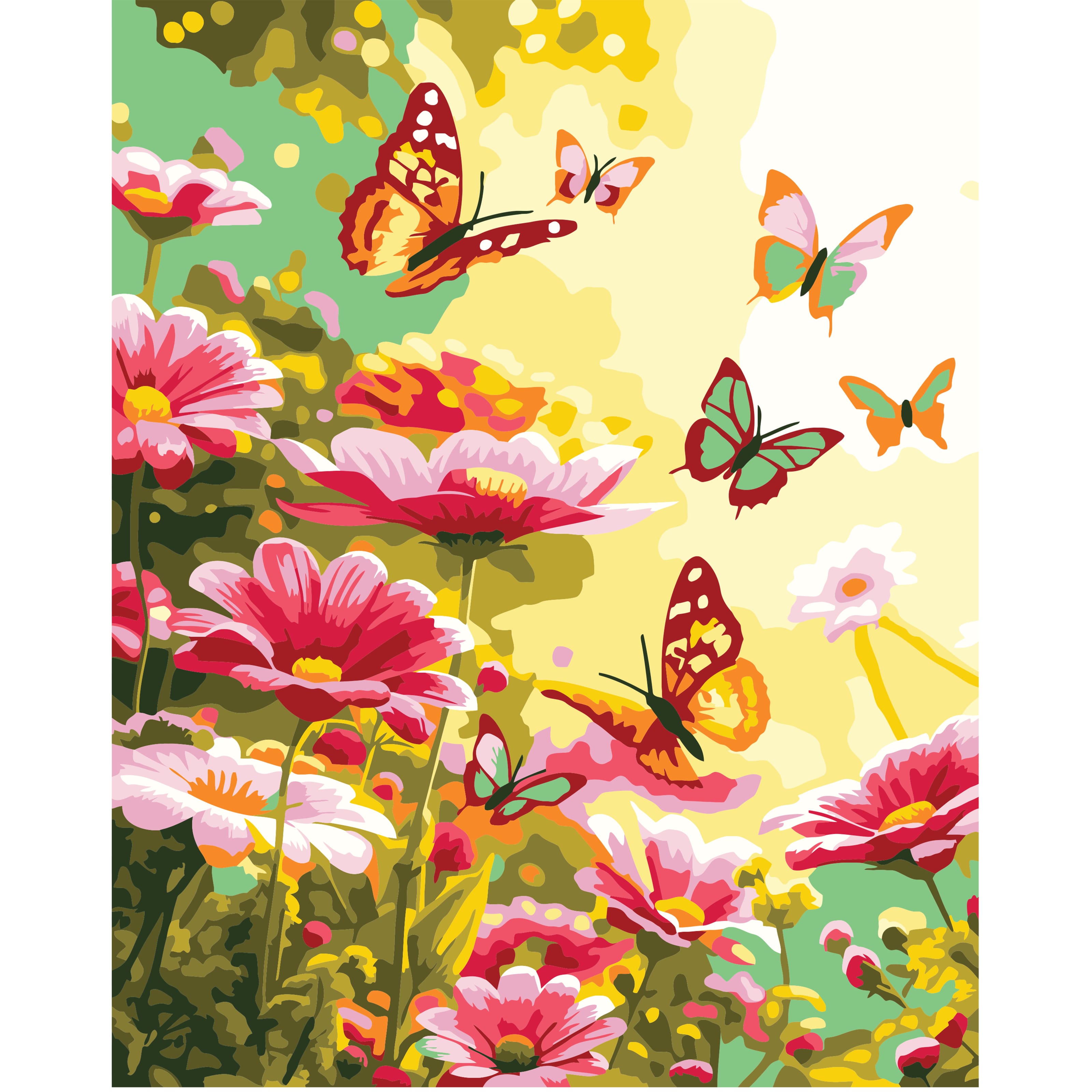 8" x 10" Butterfly Meadow Paint-by-Number Kit by Artist's Loft®