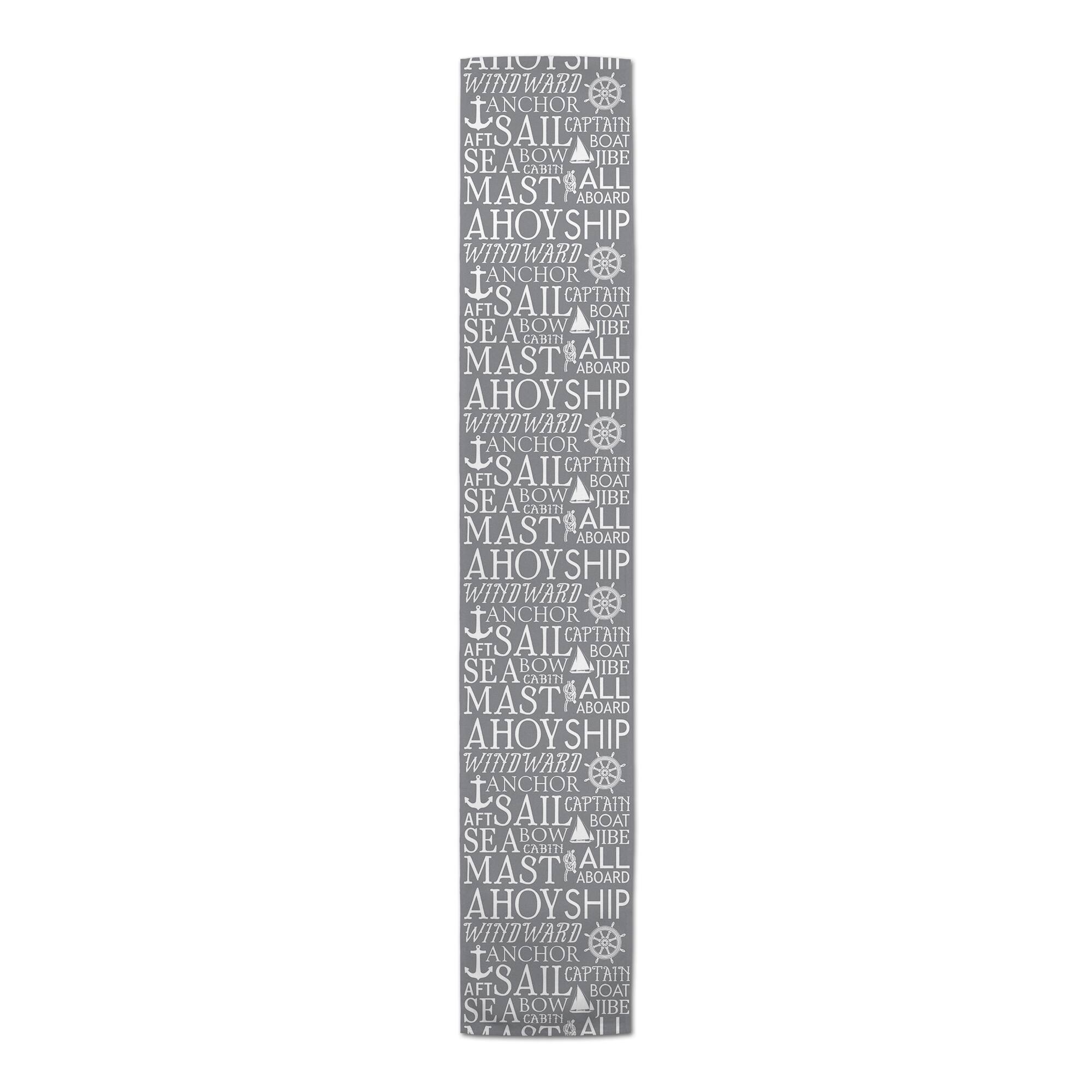 Beach Words Indoor/Outdoor Table Runner